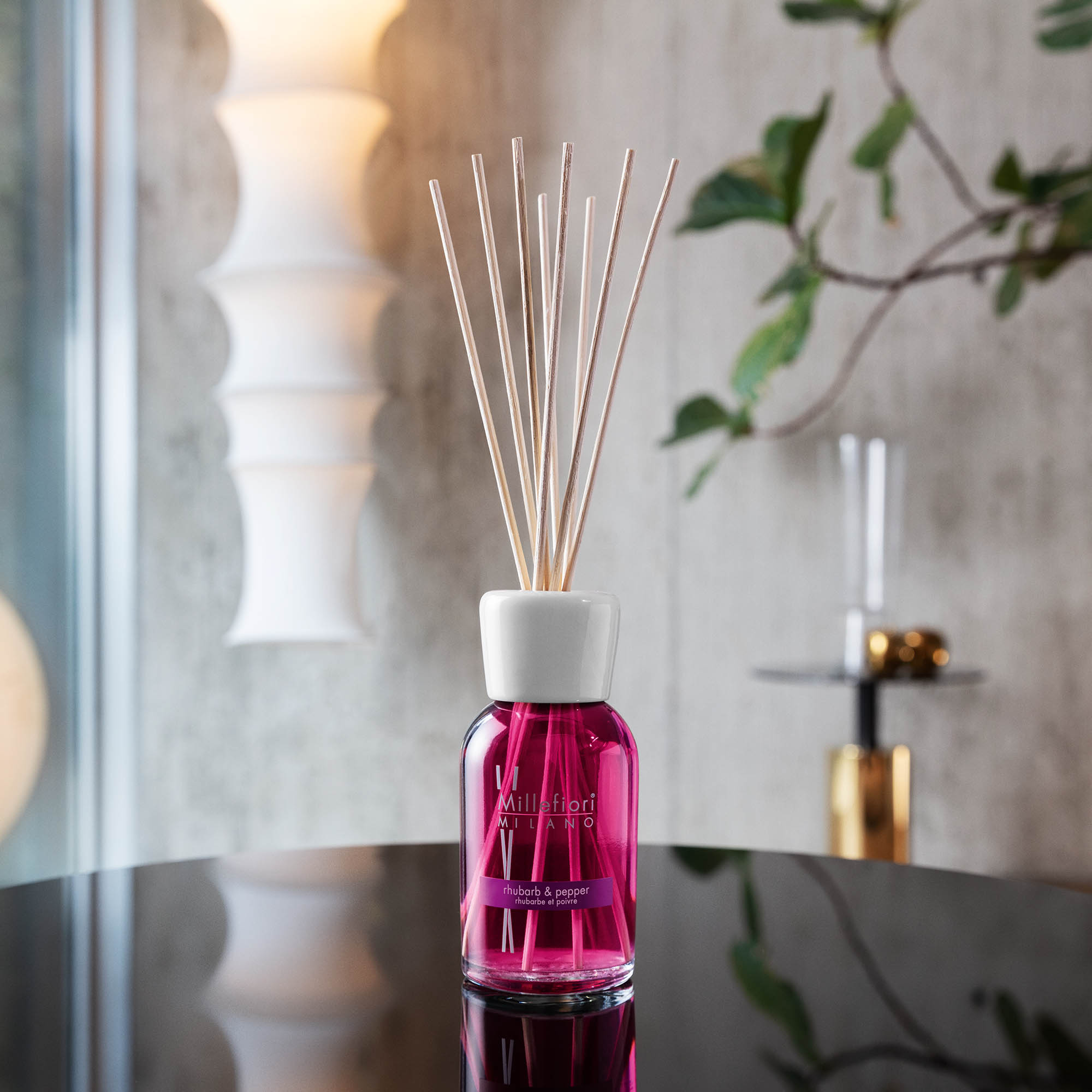 MILLEFIORI MILANO Raumduft Diffuser 500 ml RHUBARB & PEPPER