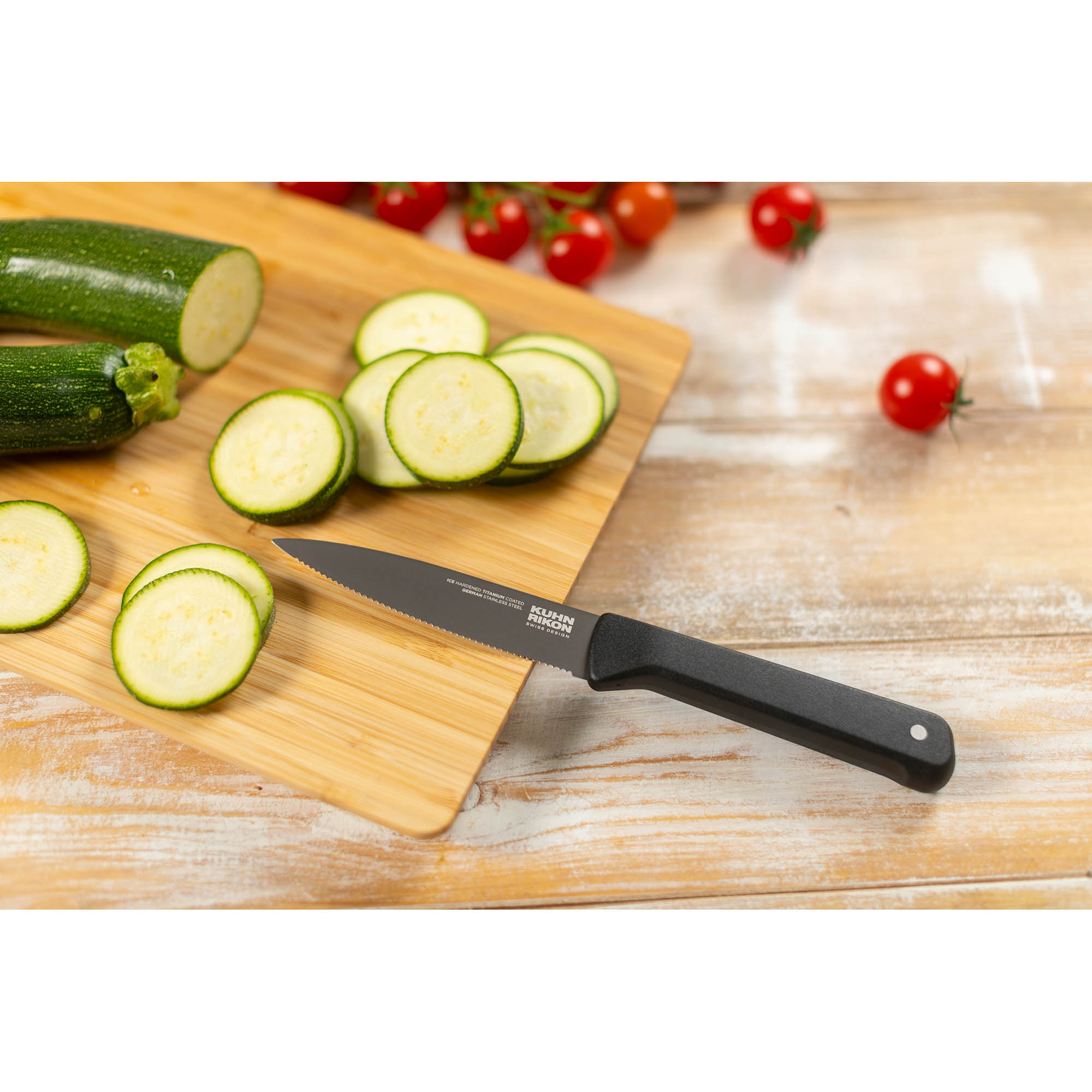 KUHN RIKON knife series ICED set of 2 straight / serrated blade 9 cm