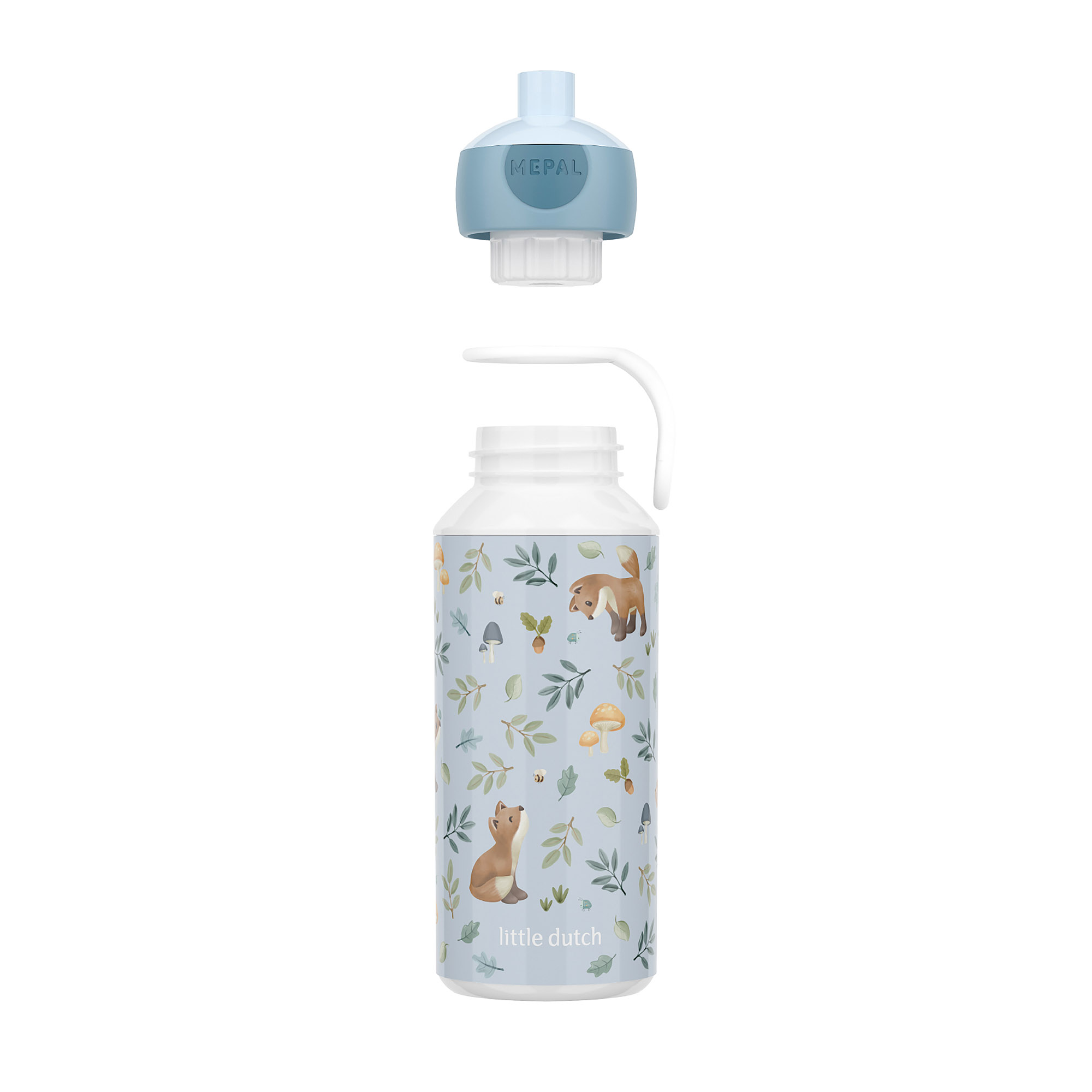 MEPAL pop-up drinking bottle for children CAMPUS 0.4 litre LITTLE DUTCH Forest Friends