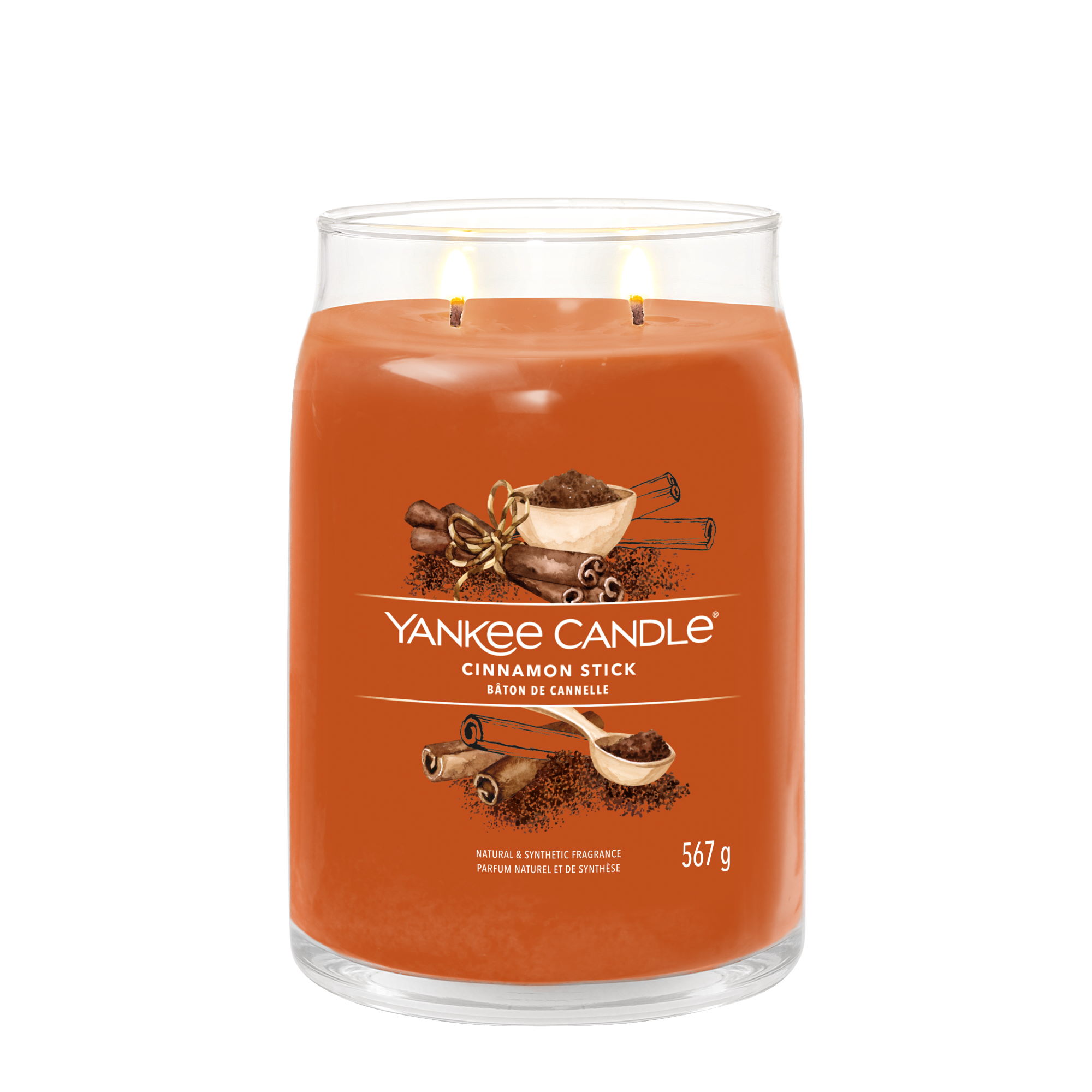 YANKEE CANDLE Große Signature Kerze CINNAMON STICK 567 g Duftkerze