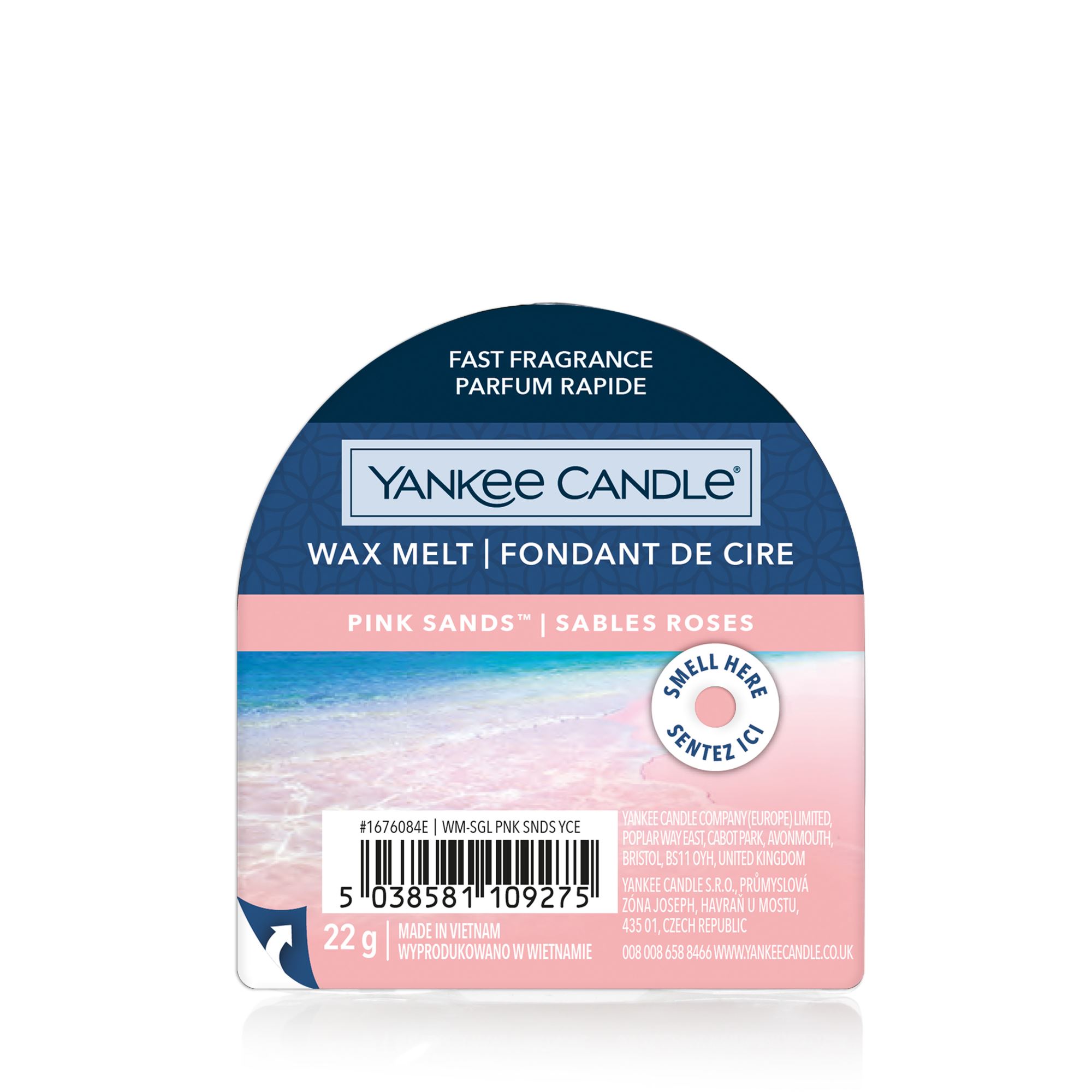 YANKEE CANDLE Wax Melt PINK SANDS 22 g Duftwachs