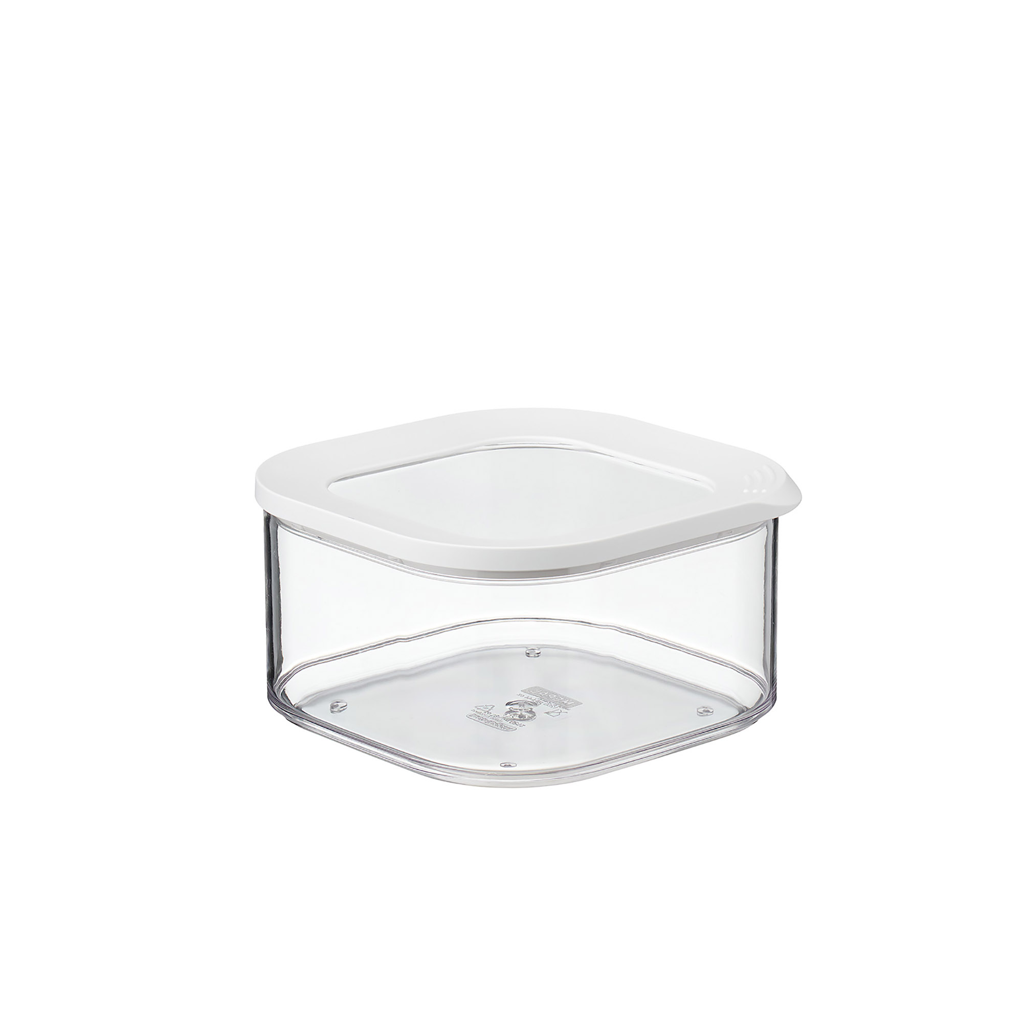 MEPAL Vorratsdose MODULA quadratisch 1,25 Liter transparent weiß