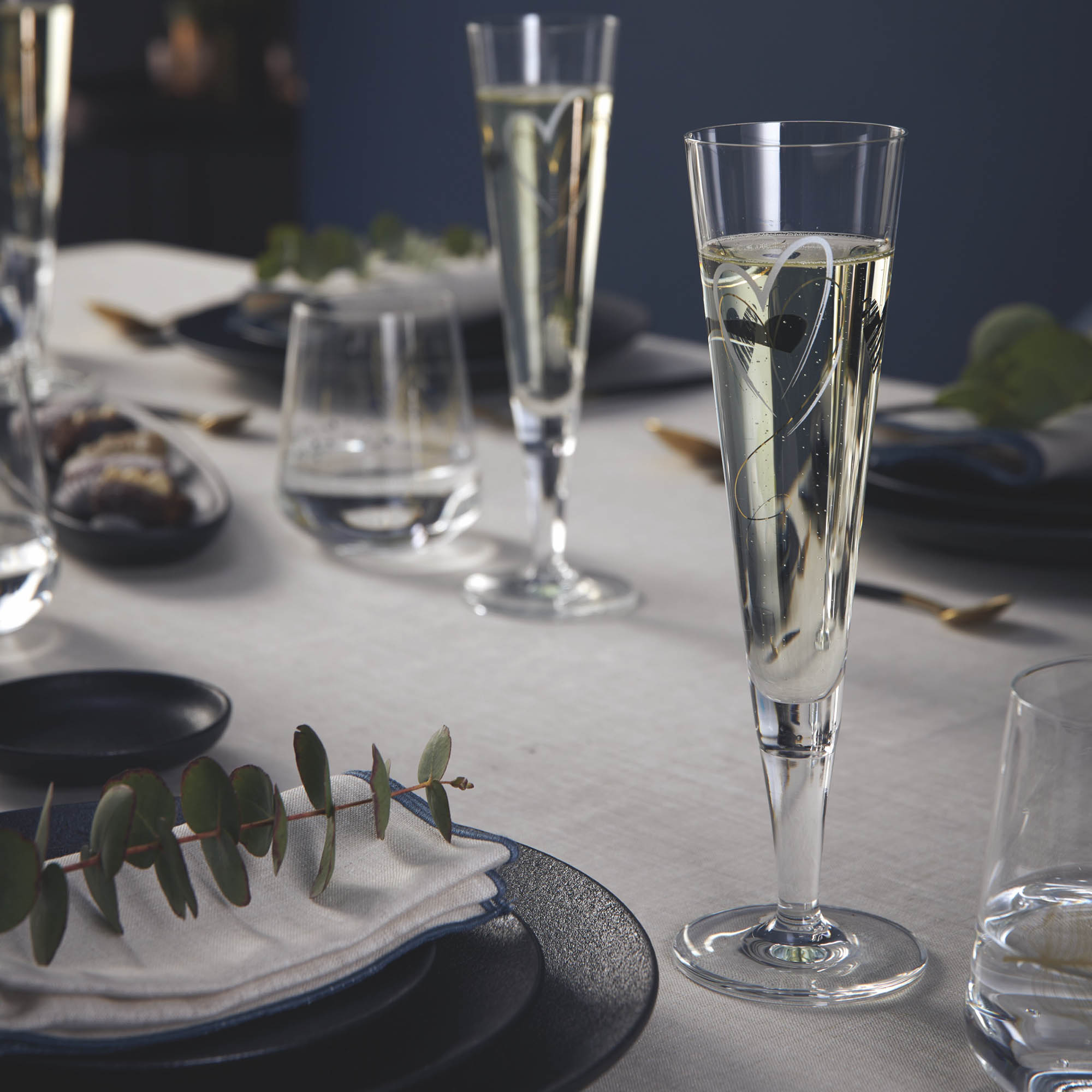 RITZENHOFF Champagne glass GOLDNACHT No 35 Contents 205 ml