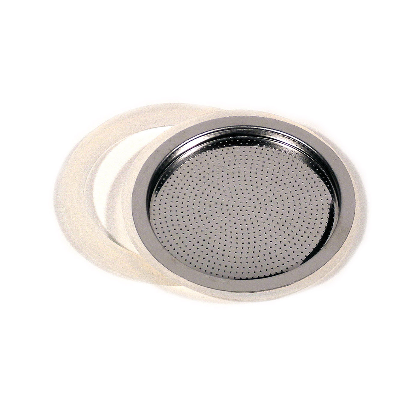 CILIO Set 2 Dichtungsringe und Sieb für Espressokocher CLASSICO 3 Tassen