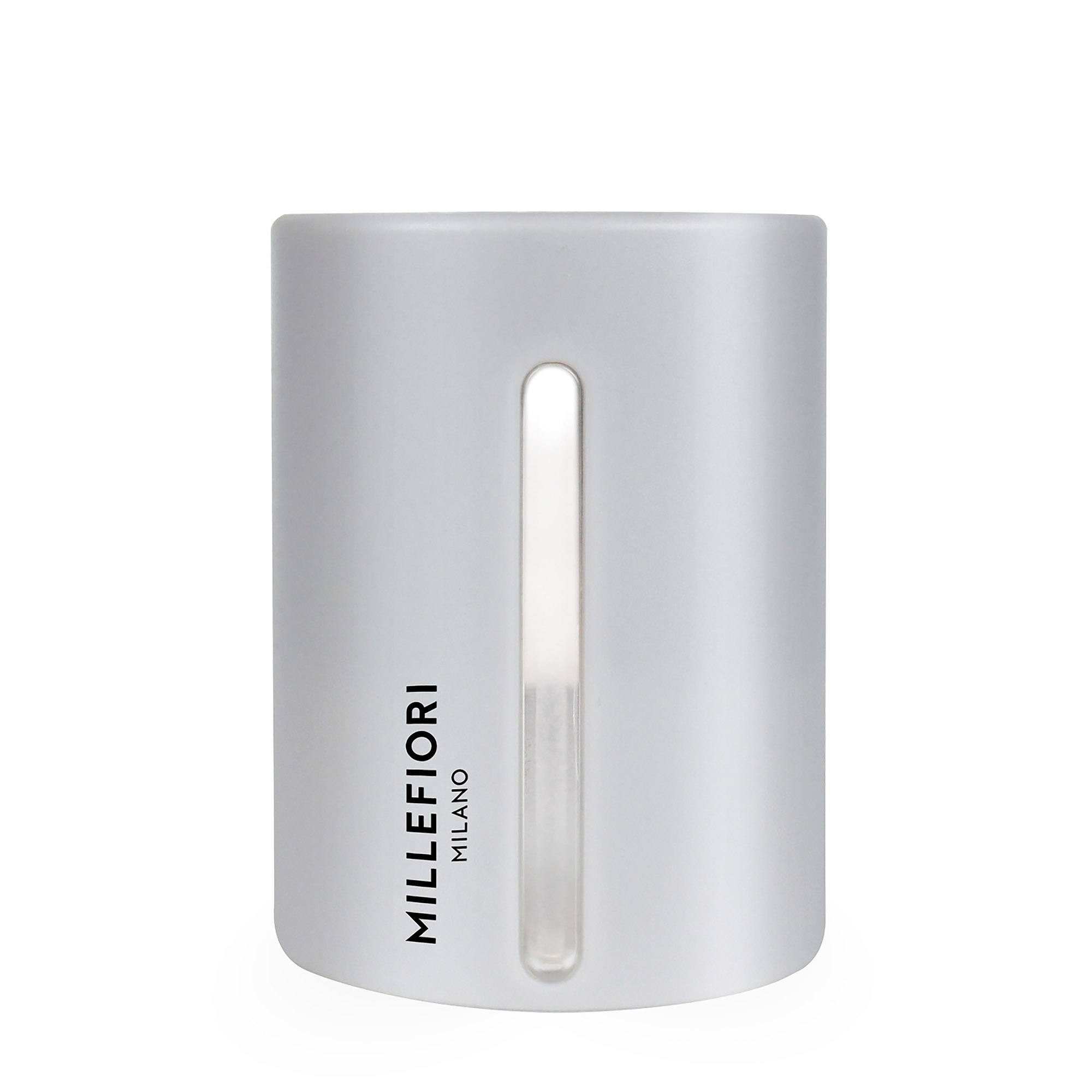 MILLEFIORI elektrischer Diffusor mit LED-Licht Grundeinheit ohne Duft perlgrau