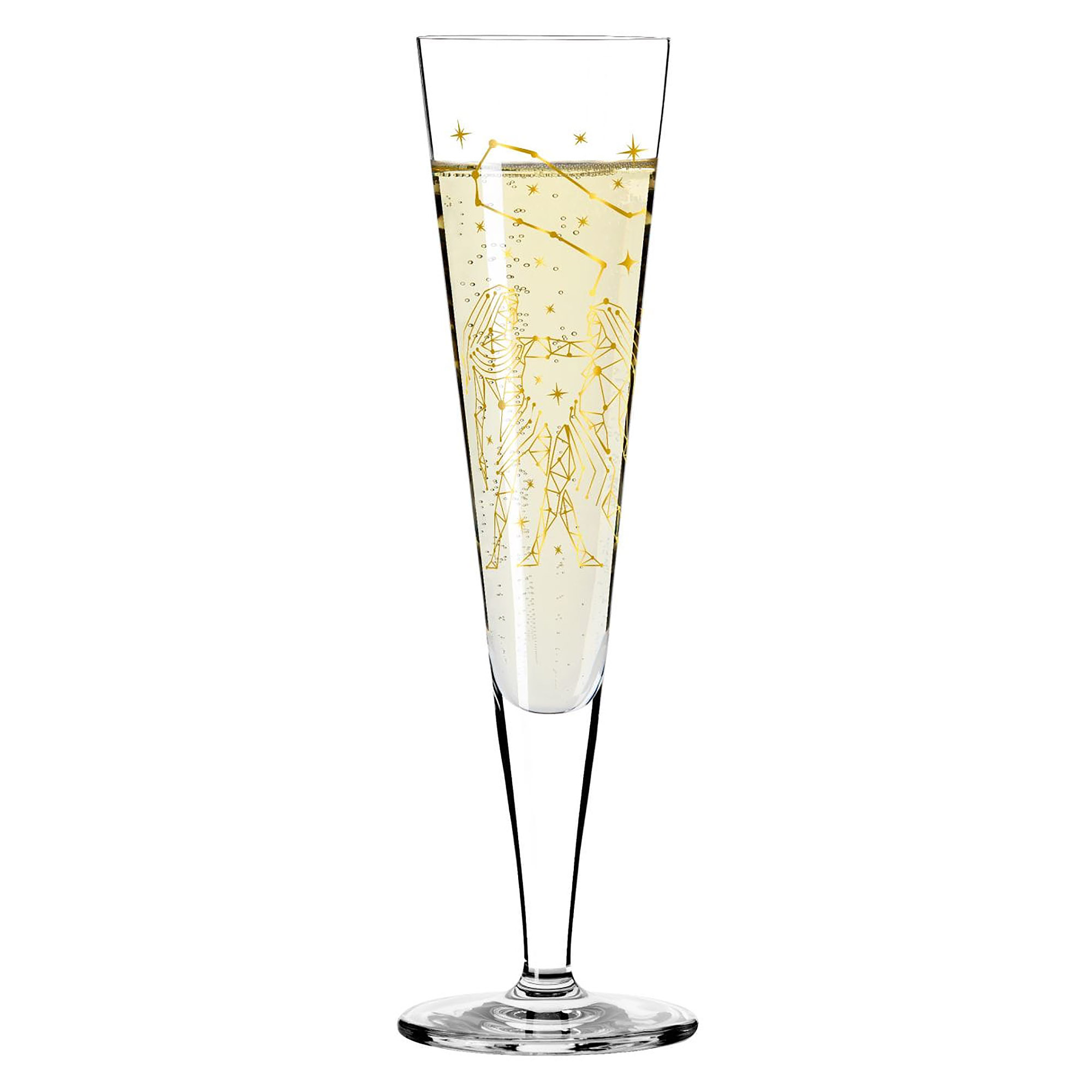 RITZENHOFF Champagnerglas ASTRO # 5 - Zwilling Inhalt 205 ml