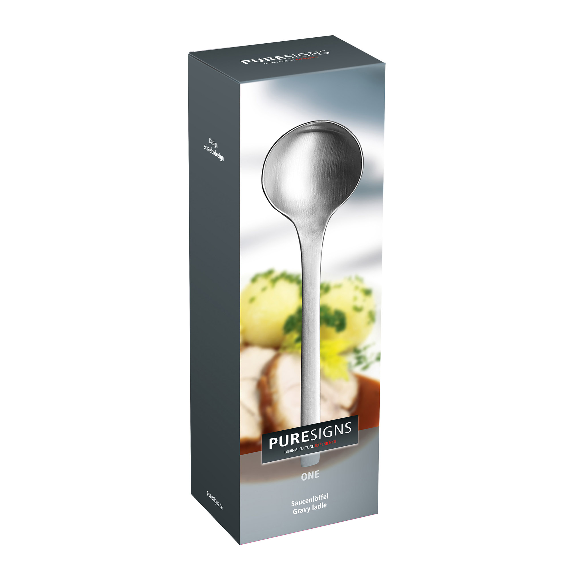 PURESIGNS Saucenlöffel ONE Extra mattiert