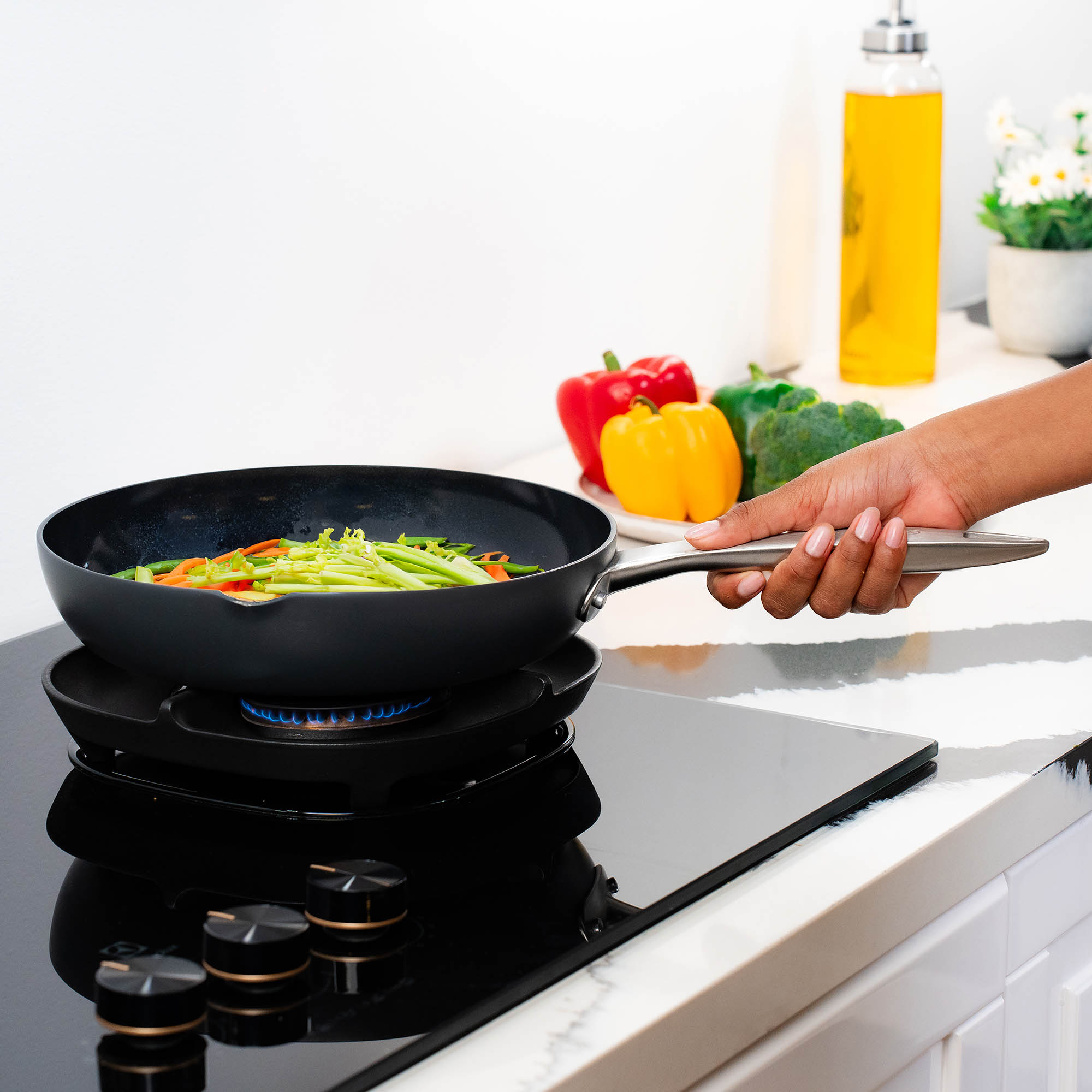 ZYLISS Bratpfanne ULTIMATE PRO 28 cm mit Keramik-Antihaftbeschichtung PFAS-frei