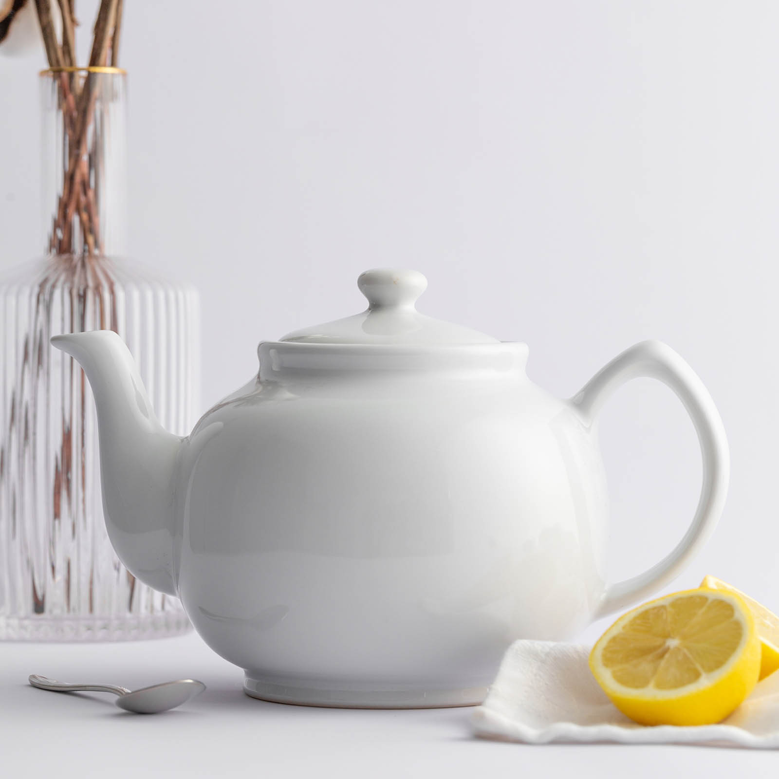 PRICE & KENSINGTON Teekanne 0,45 Liter für 2 Tassen klassisch weiß