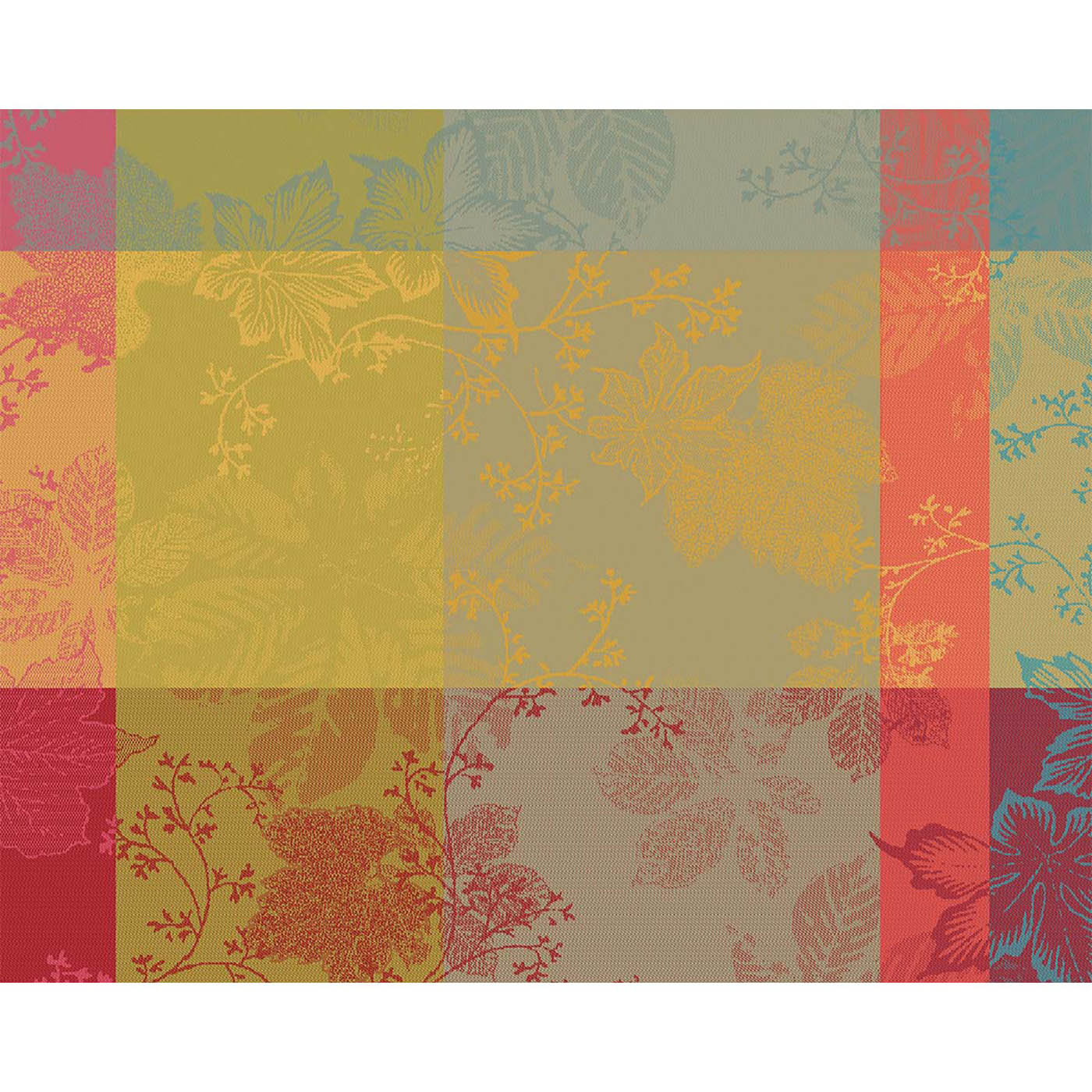 GARNIER-THIEBAUT Tischset MILLE SOUS BOIS AUTOMNE 50 x 40 cm 100% Baumwolle