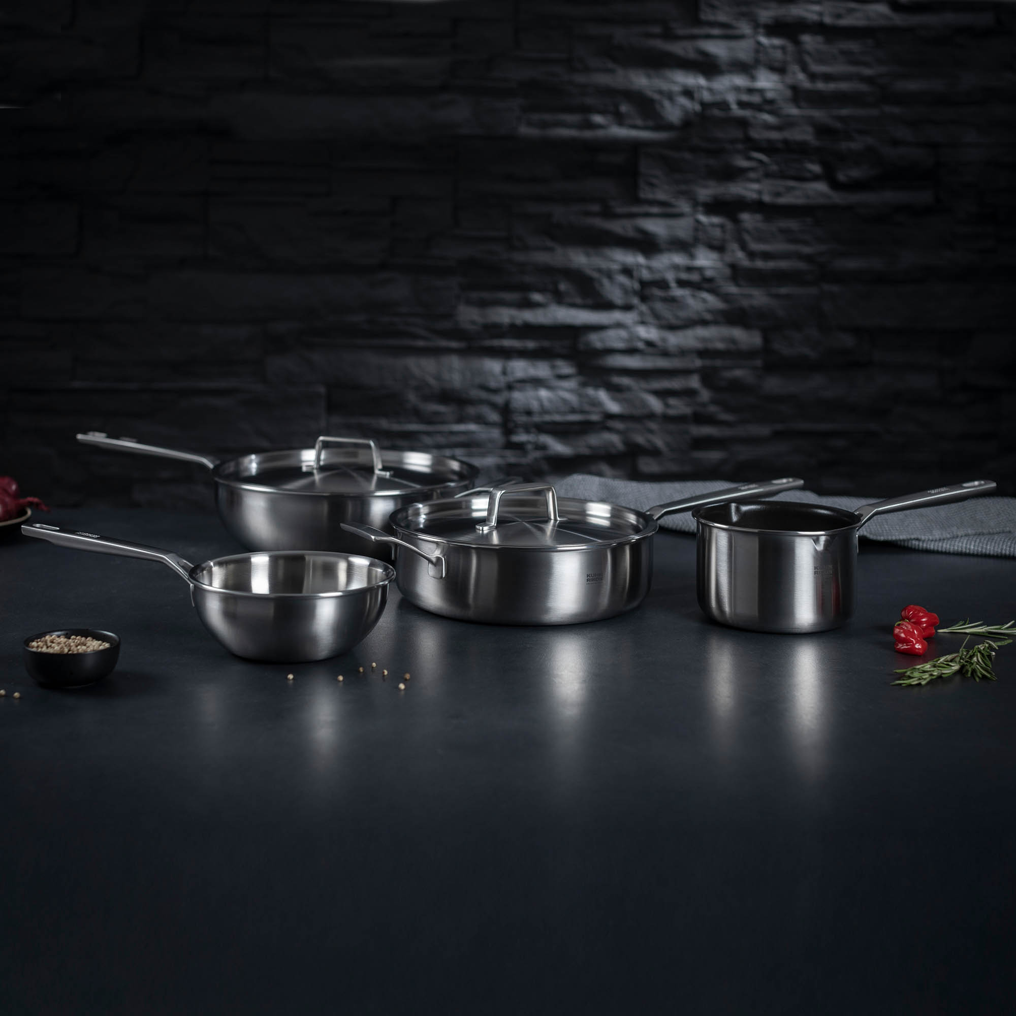 KUHN RIKON milk pan CULINARY FIVEPLY 1.35 litre 14 cm non-stick INDUCTION