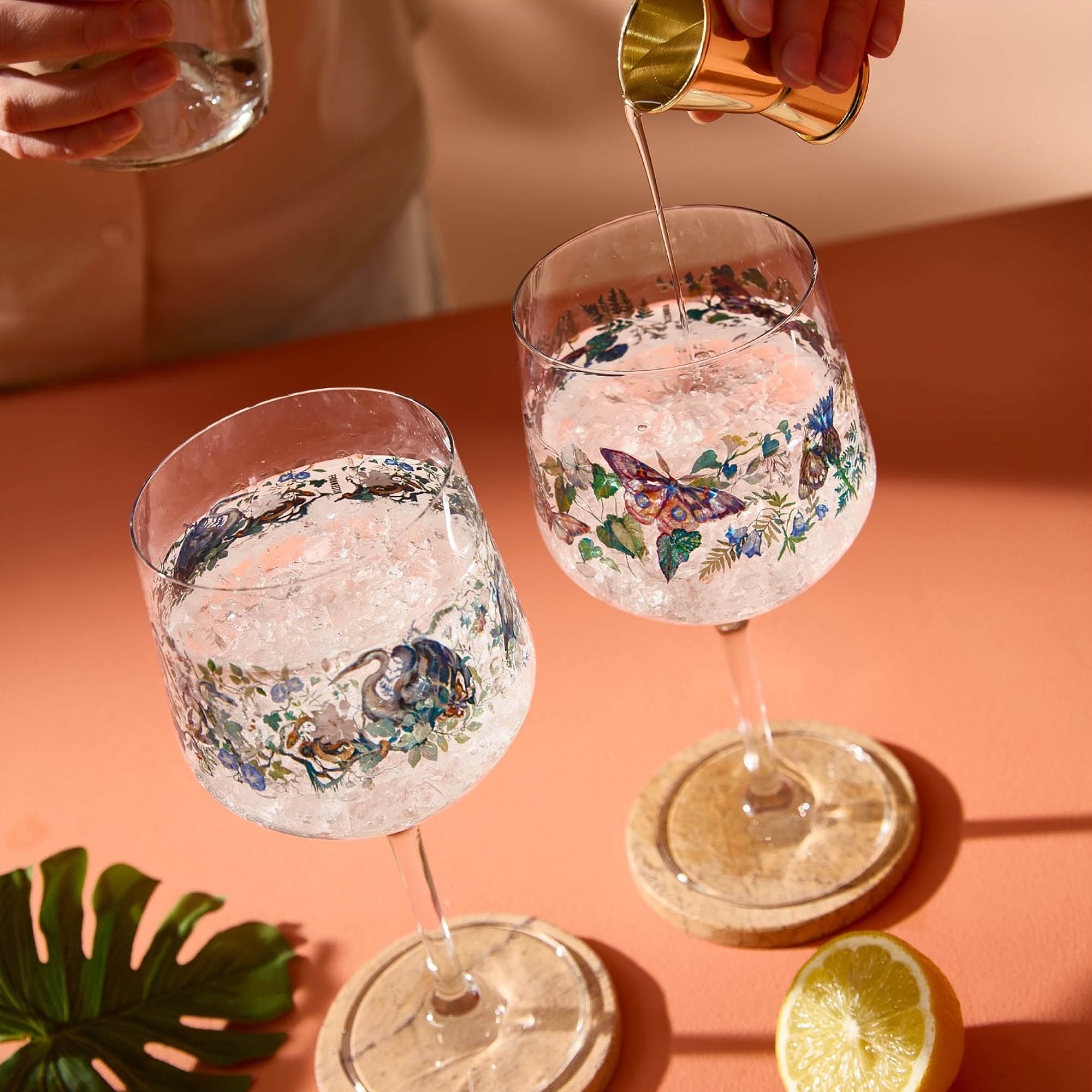RITZENHOFF Ginglas Longdrink-Glas SCHATTENFAUNA #7 / #8 Inhalt je 720 ml 2 Stück