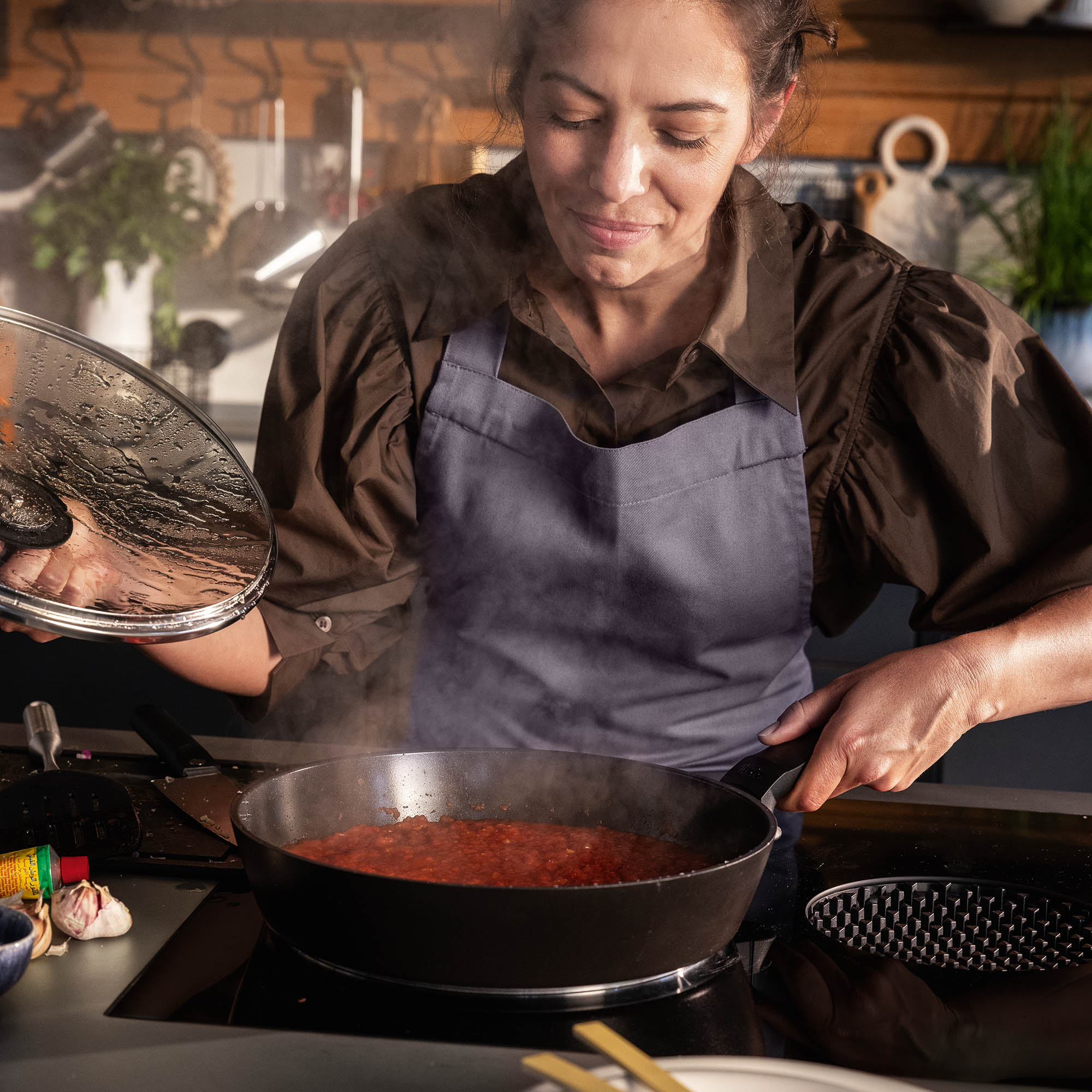 FISSLER Bratpfannen-Set CERATAL EVO COMFORT schwarz 24 cm + 28 cm INDUKTION