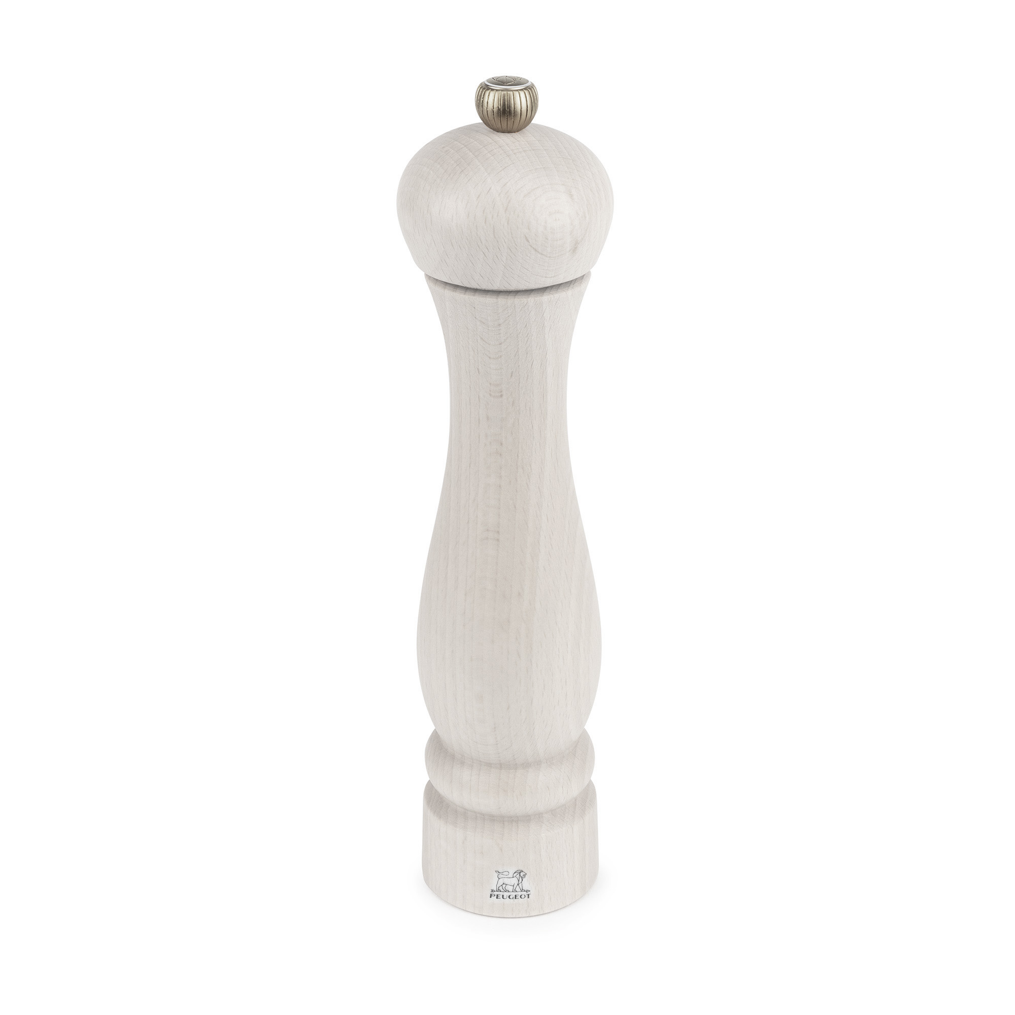 PEUGEOT Salzmühle CLERMONT 24 cm Buche weiß matt mit ZIRLION-Mahlwerk