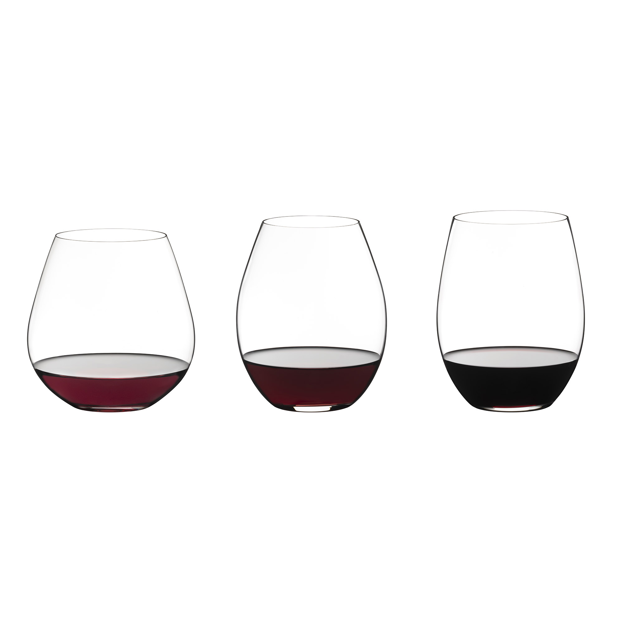 RIEDEL Serie RIEDEL O Set THE KEY TO WINE mit 3 Rotwein-Tumblern