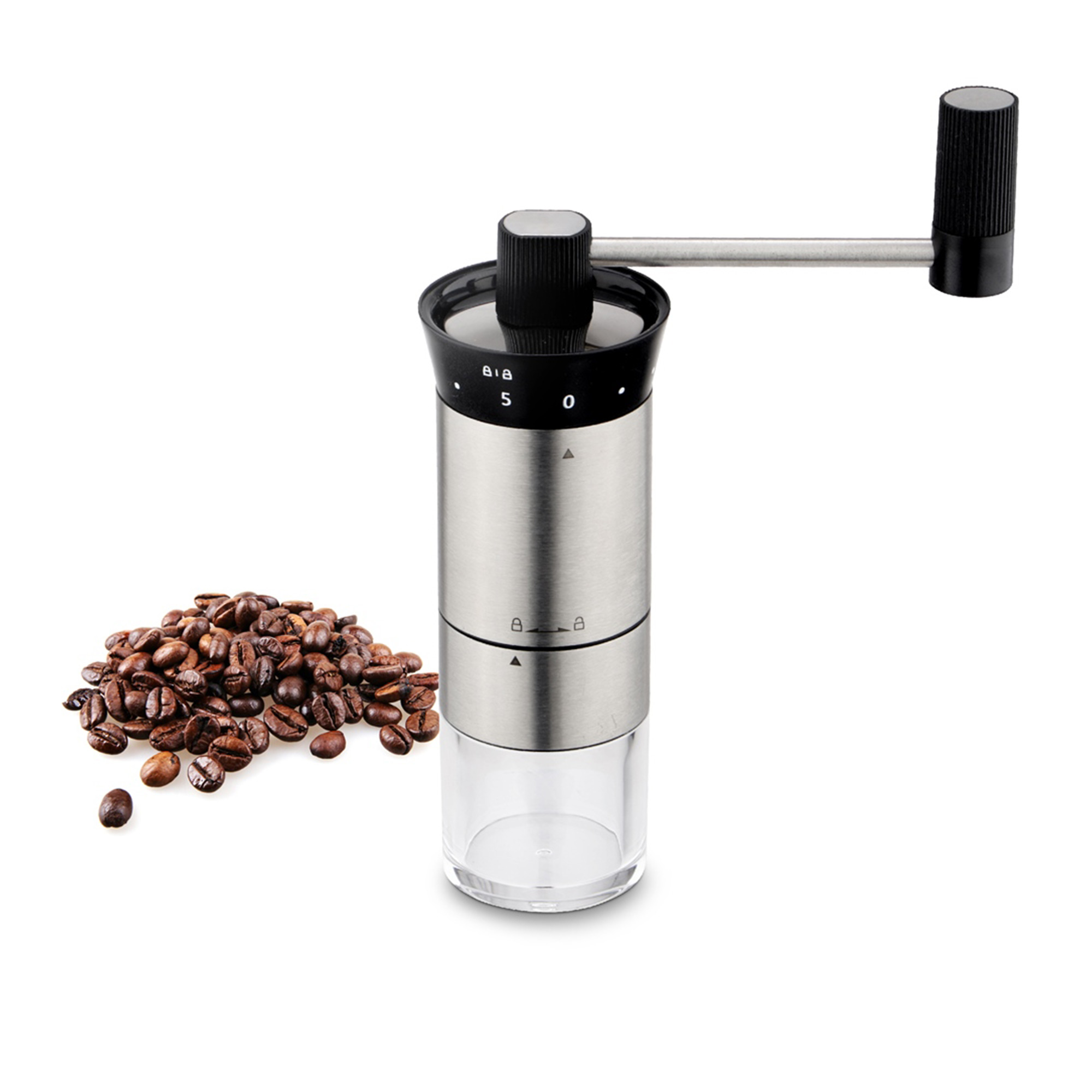 WEIS Kaffeemühle mit einstellbarem Keramikmahlwerk