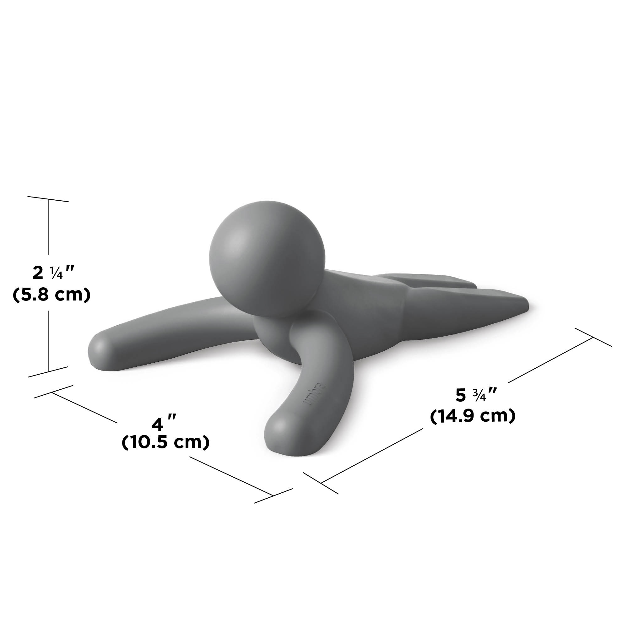 UMBRA Türstopper BUDDY 2er-Set anthrazit