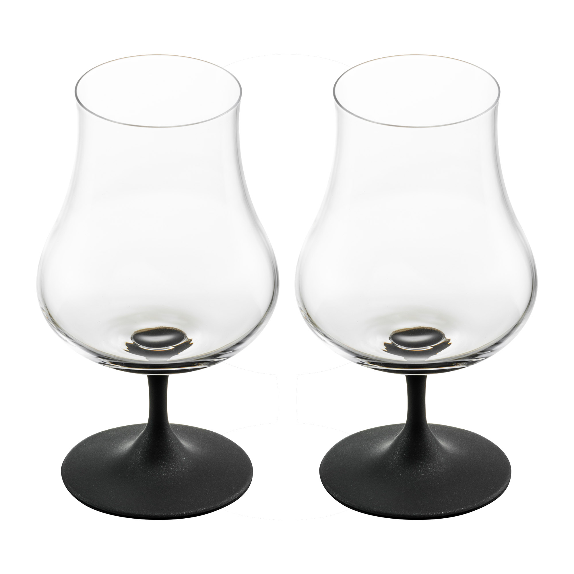 EISCH Spirituosenglas GENTLEMAN schwarz 2 Stück im Geschenkset Inhalt je 220 ml