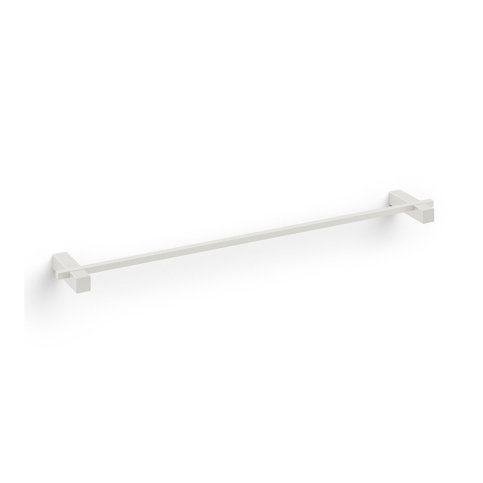 ZACK Handtuchstange CARVO 65 cm Edelstahl pulverbeschichtet weiß Handtuchhalter