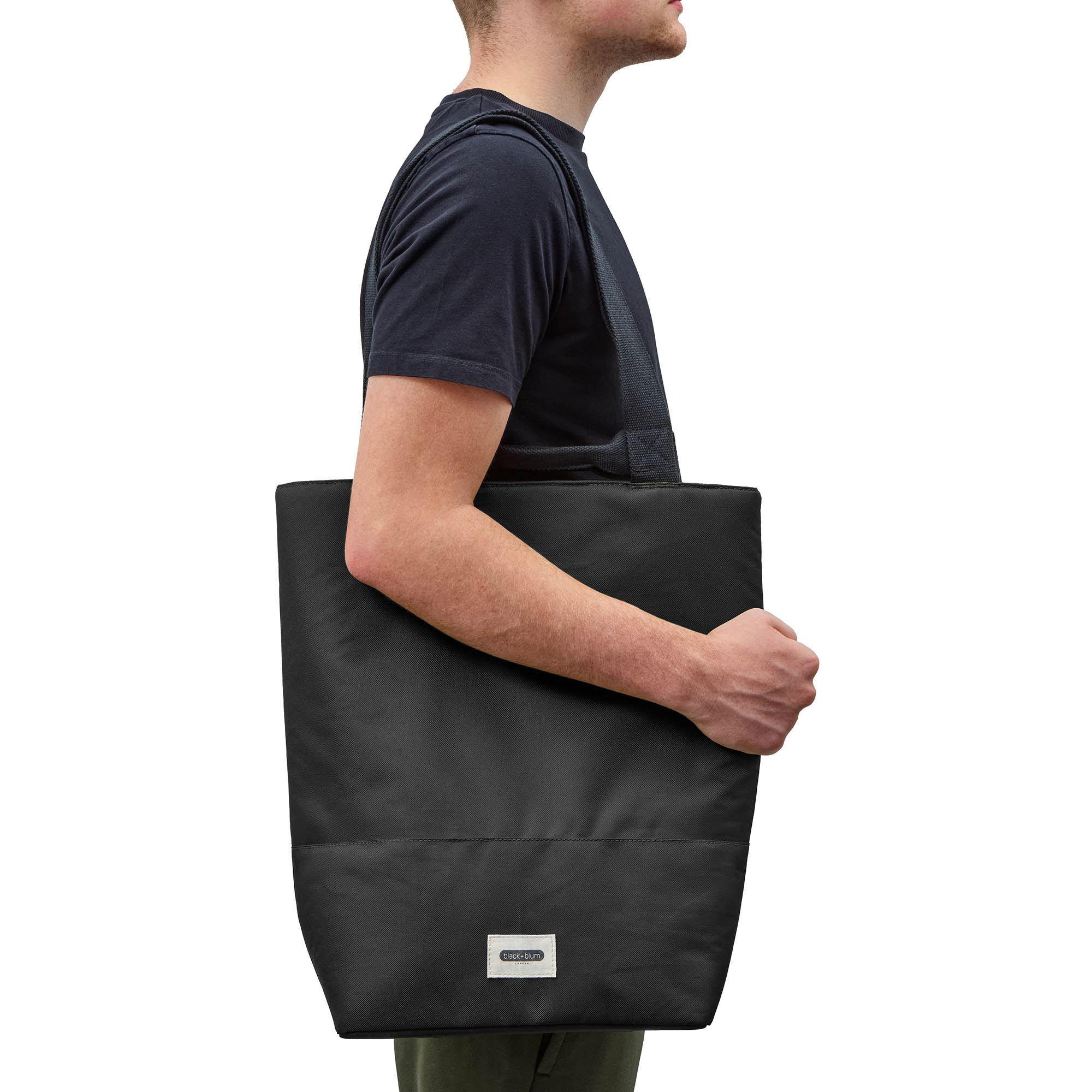 BLACK+BLUM Isolierte Tasche TOTE BAG 16 Liter schwarz