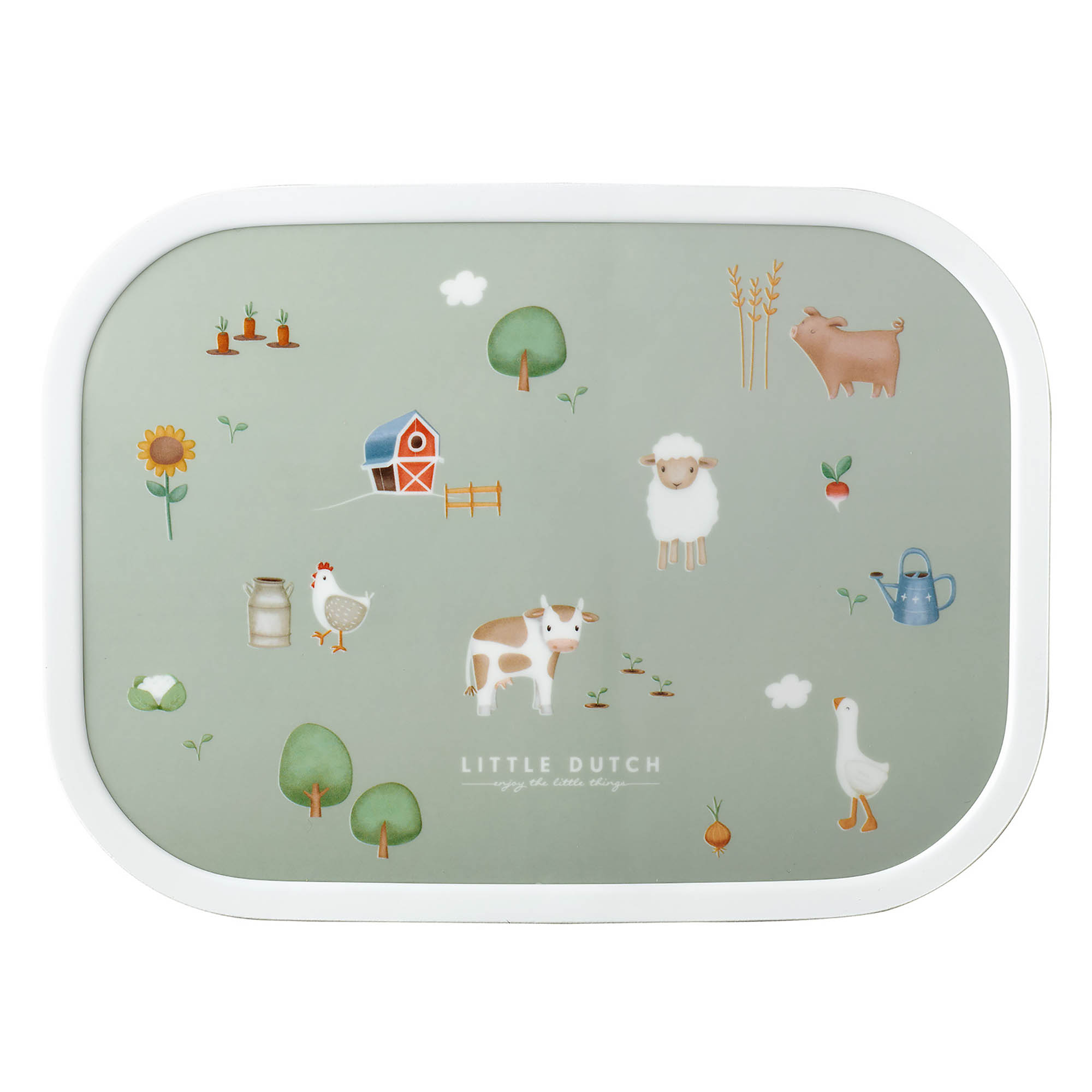 MEPAL Lunch Box with Bento Insert CAMPUS 0.75 litres LITTLE DUTCH Little Farm