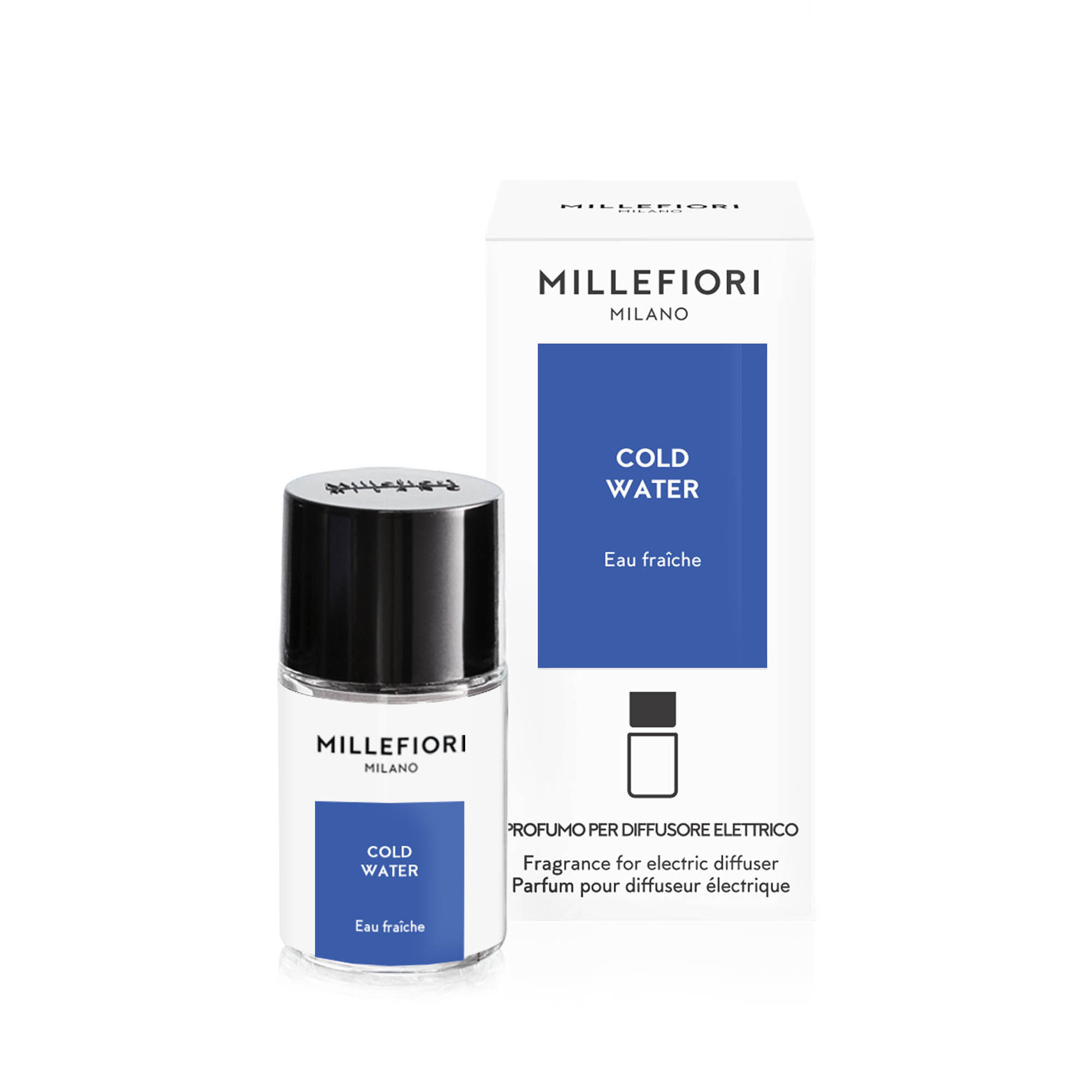 MILLEFIORI Nachfüllduft für elektrischen Diffusor, Duftrichtung COLD WATER