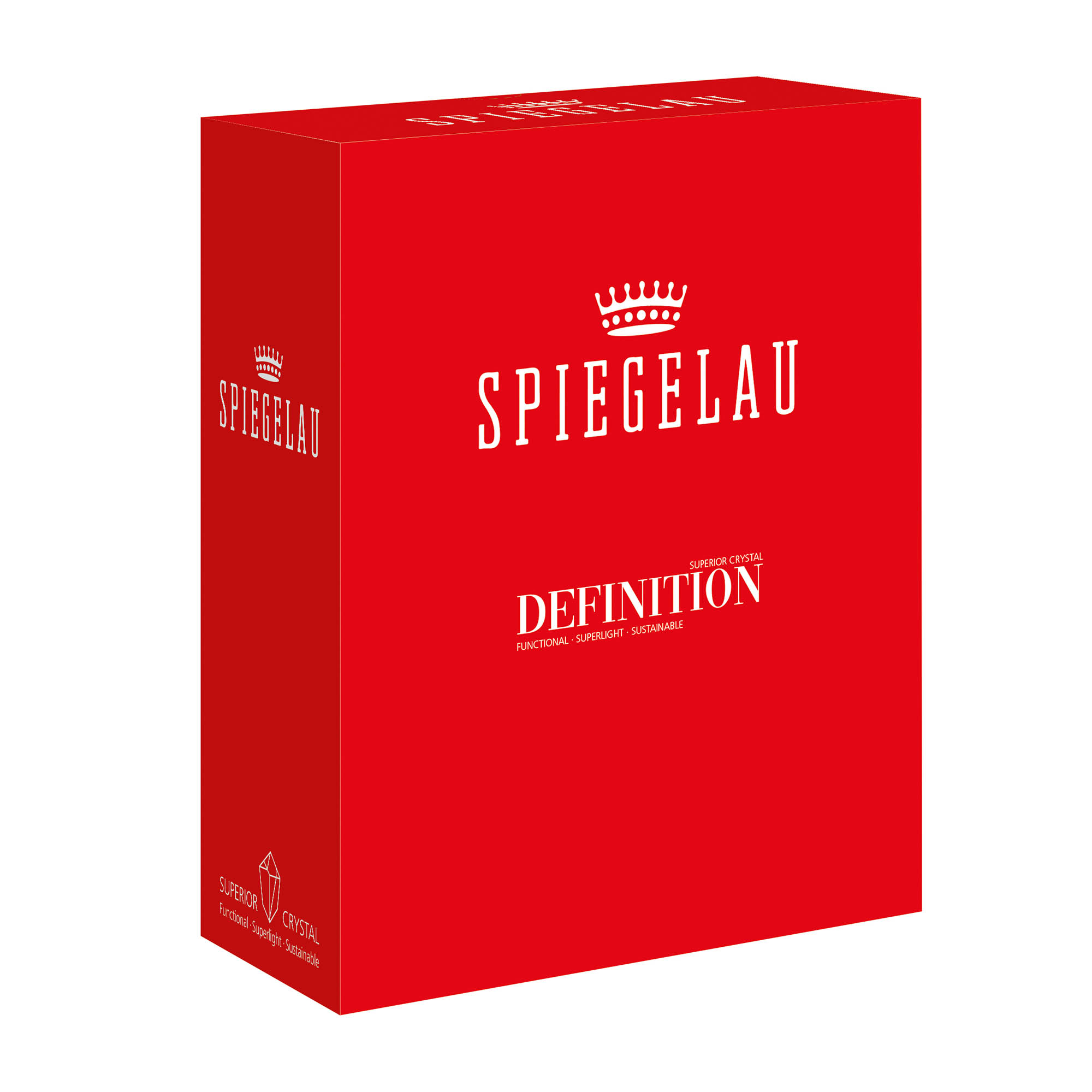 SPIEGELAU DEFINITION range, set of 2 champagne glasses, 250 ml