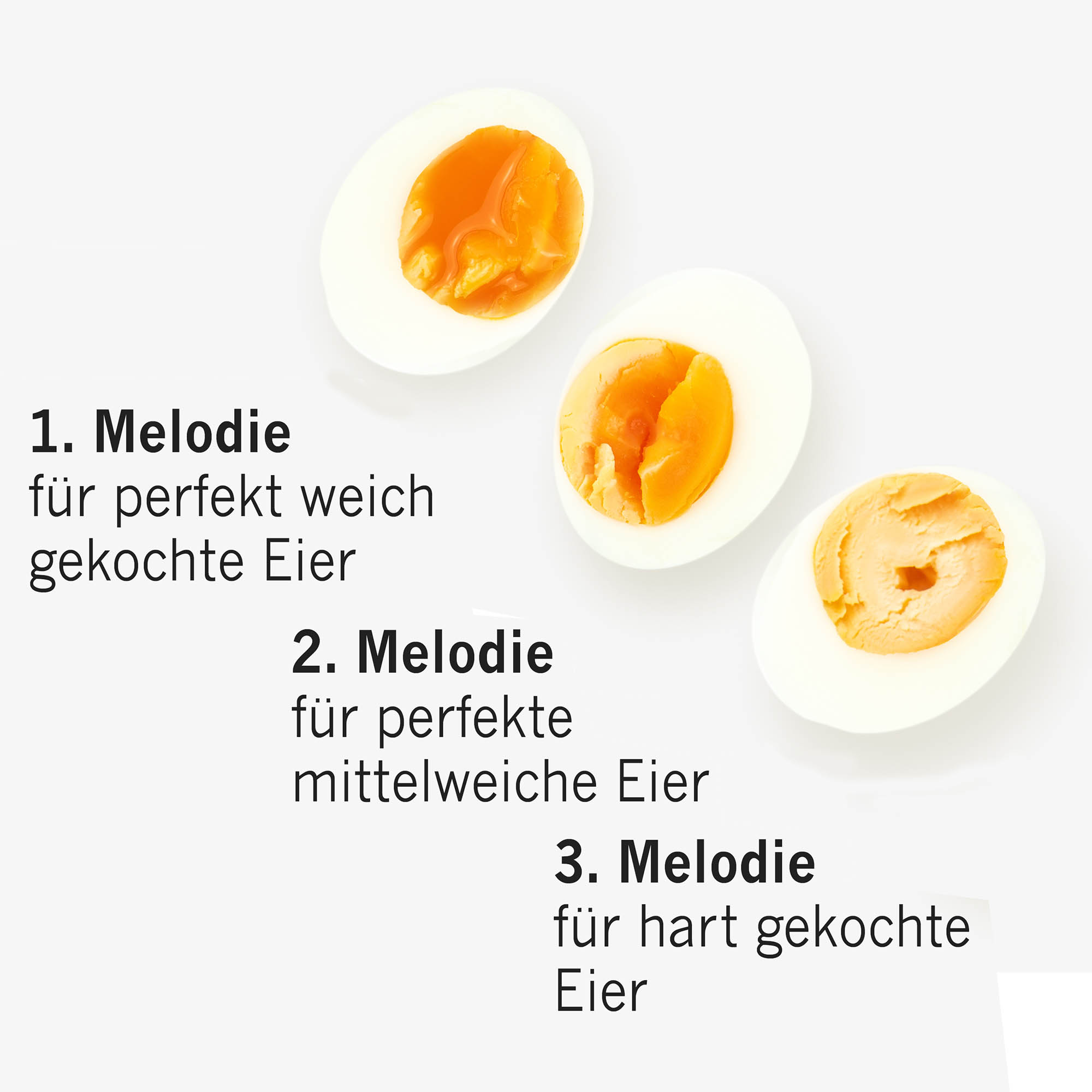BRAINSTREAM 70er-PiepEi Eieruhr zum Mitkochen für 3 Härtegrade