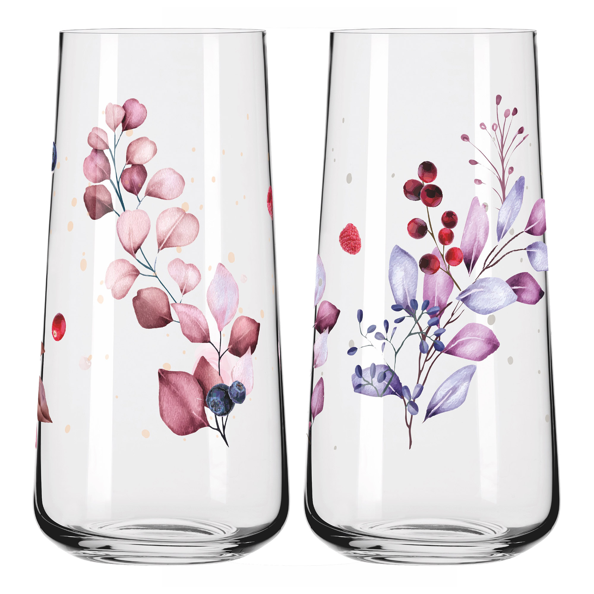 Verre à Vin Blanc Ritzenhoff - Série Herzkristall N°7 - 300 Ml, Motif Or Rose - Fabriqué En Allemagne - 3