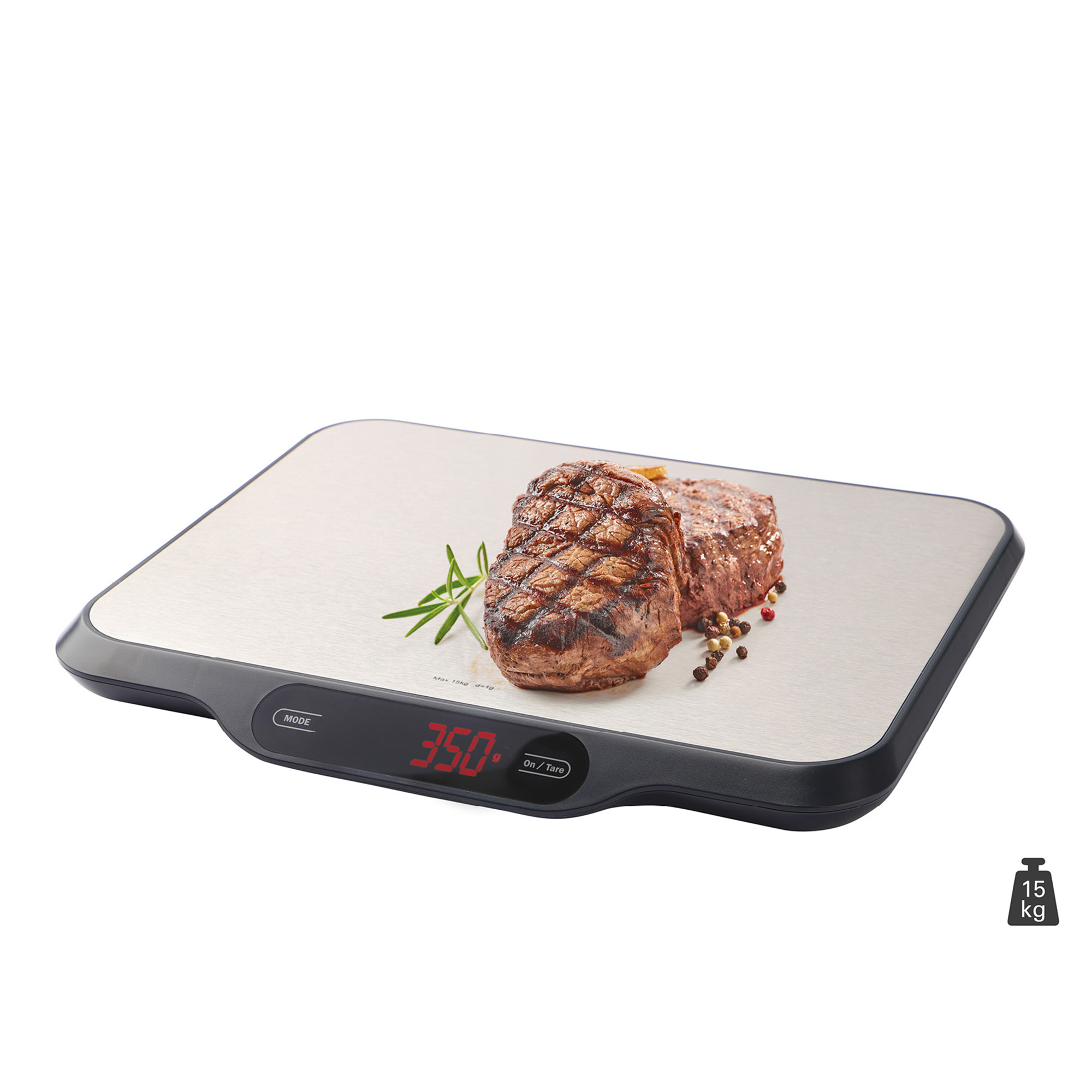 WEIS digitale Profi-Küchenwaage digitale Backwaage bis 15 kg