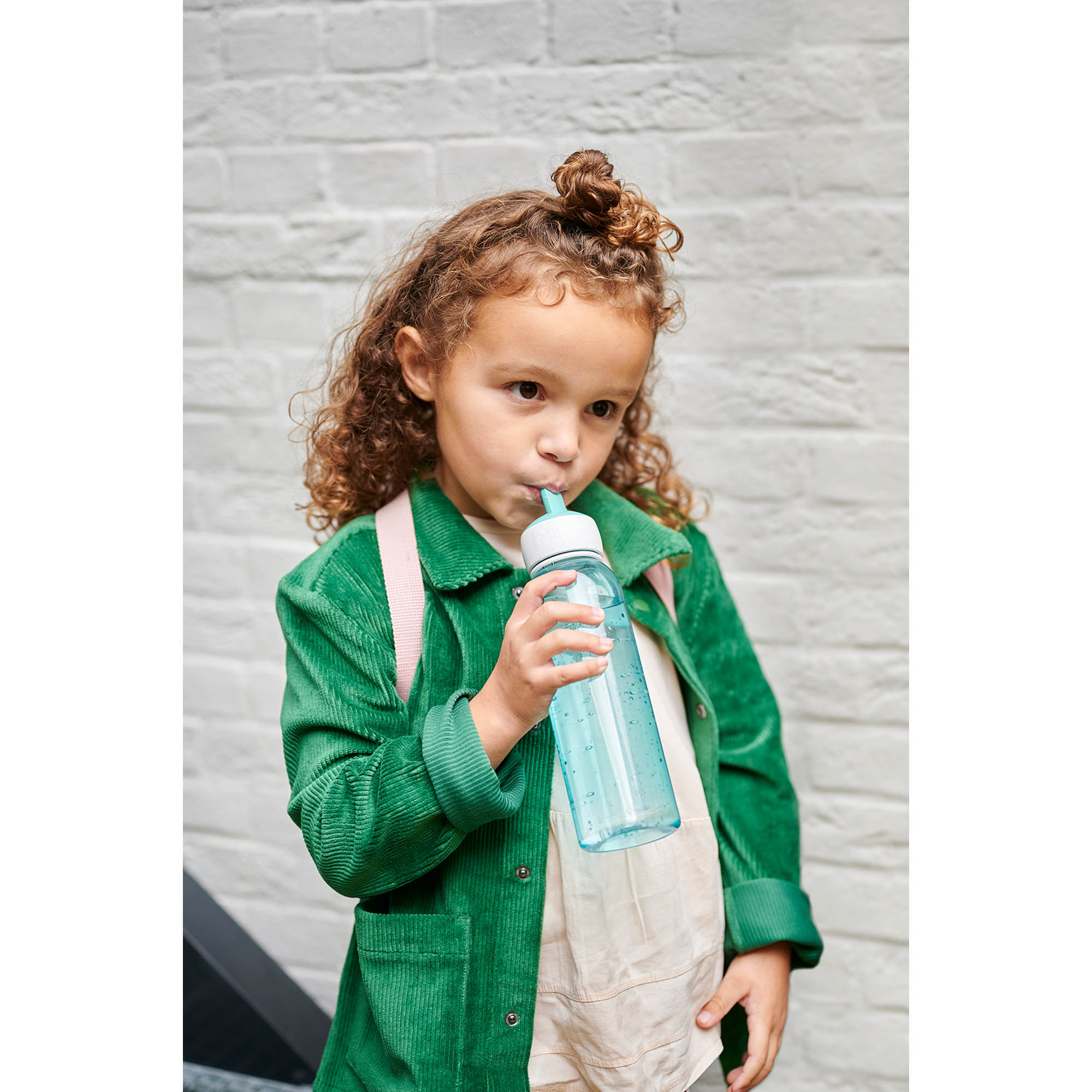 MEPAL pop-up drinking bottle CAMPUS 0.5 litre transparent turquoise