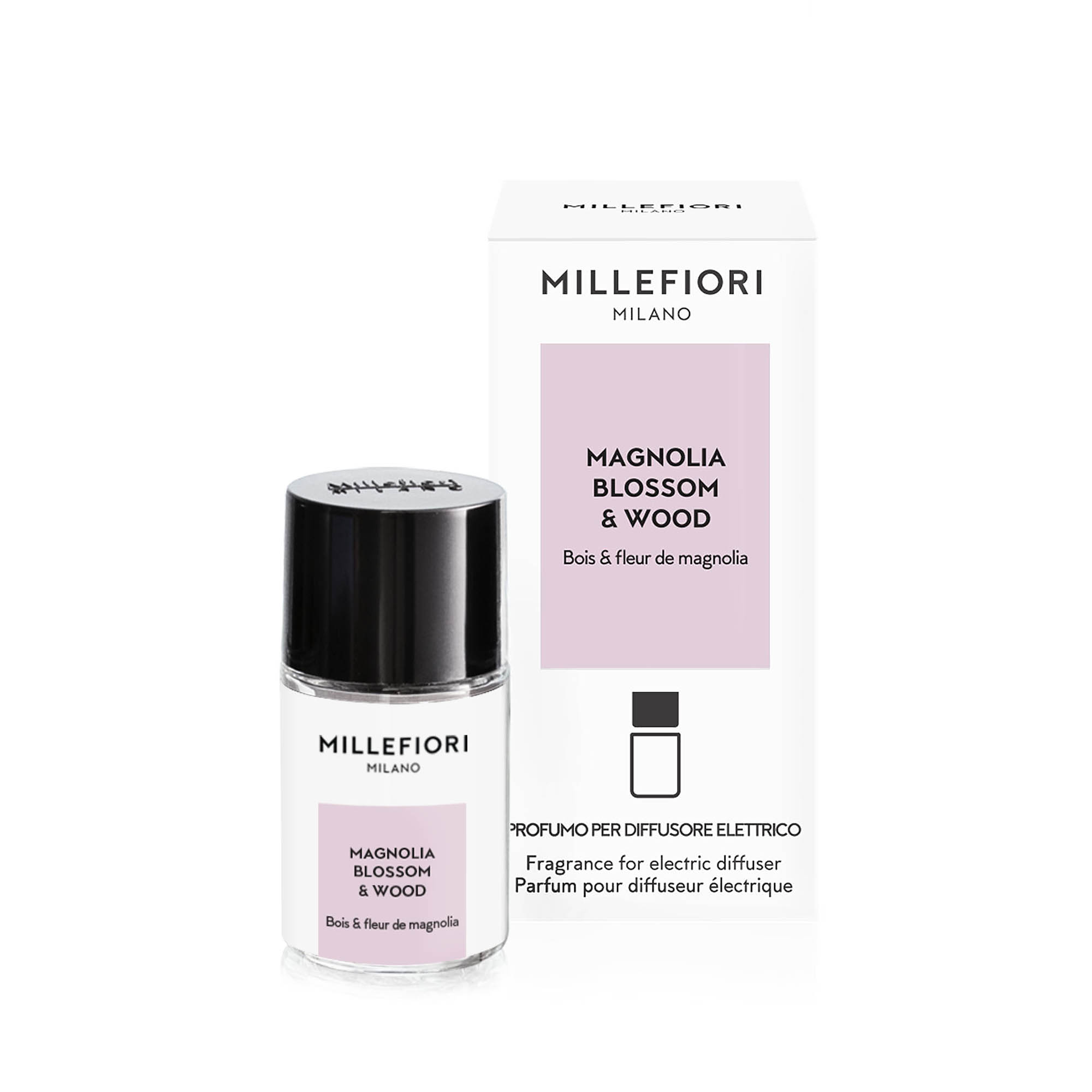 MILLEFIORI Nachfüllduft für elektrischen Diffusor, Duft MAGNOLIA BLOSSOM & WOOD
