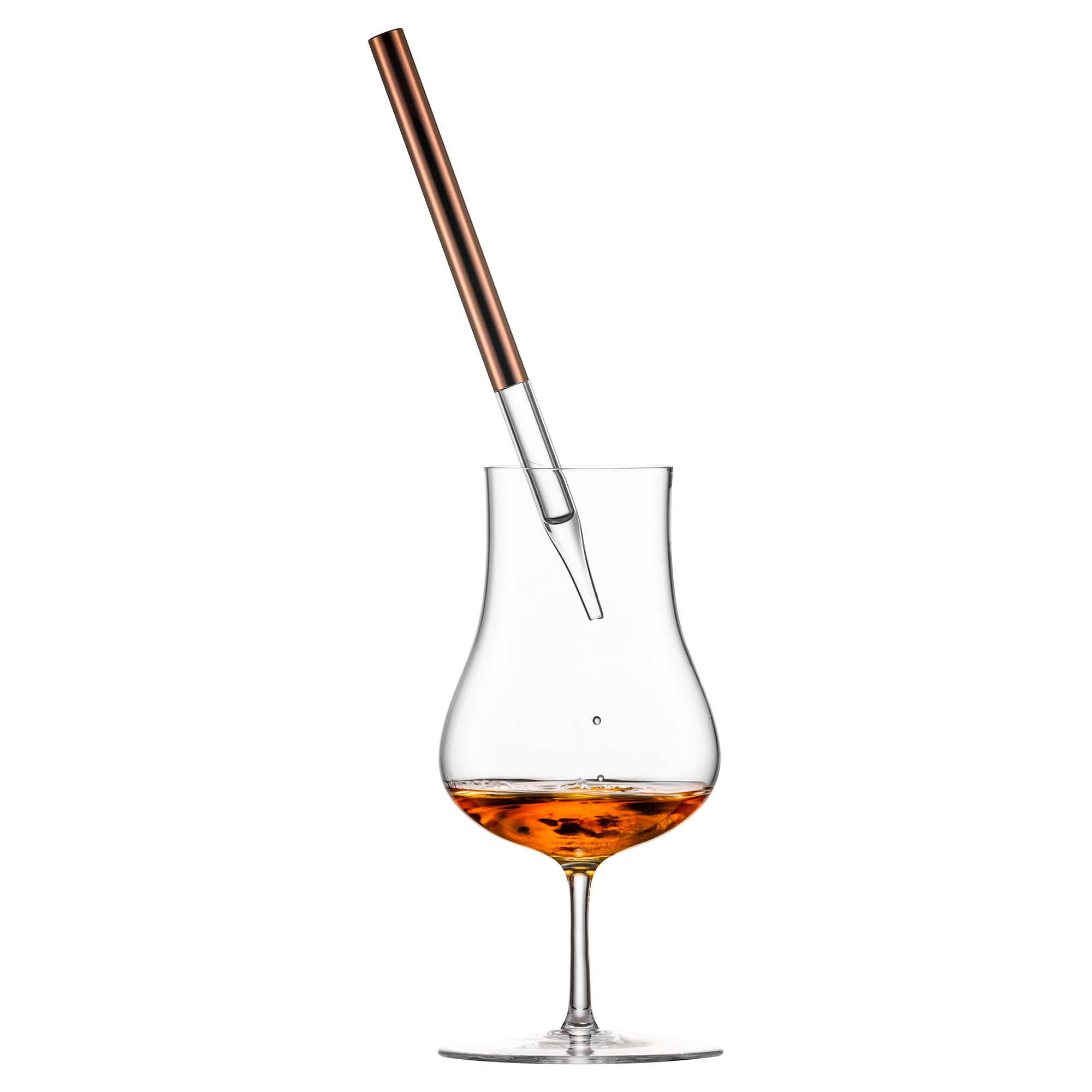EISCH Whiskypipette / Rumpipette GENTLEMAN KUPFER