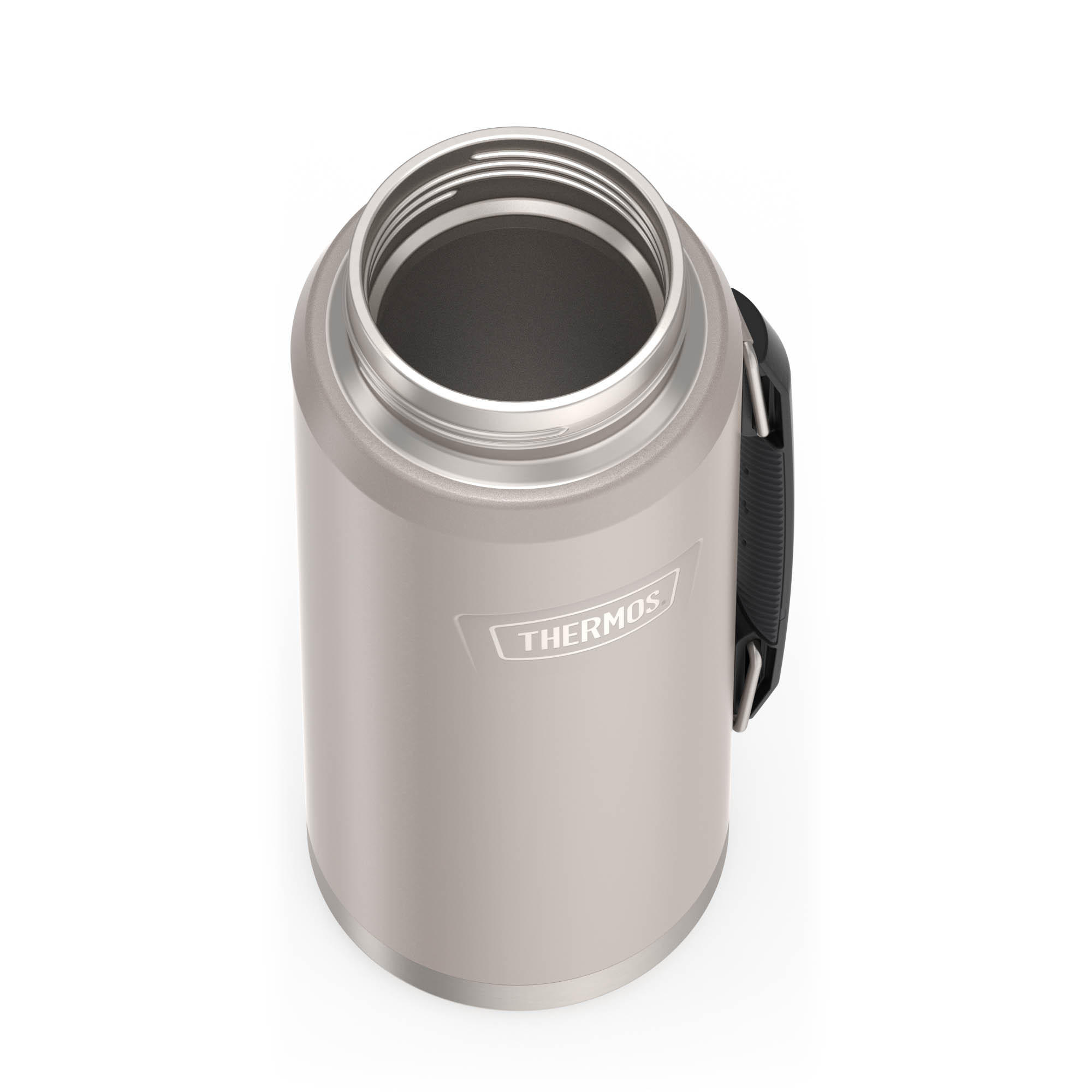 THERMOS Isolierflasche ICON BEVERAGE BOTTLE 1,2 L Edelstahl doppelwandig sandstone