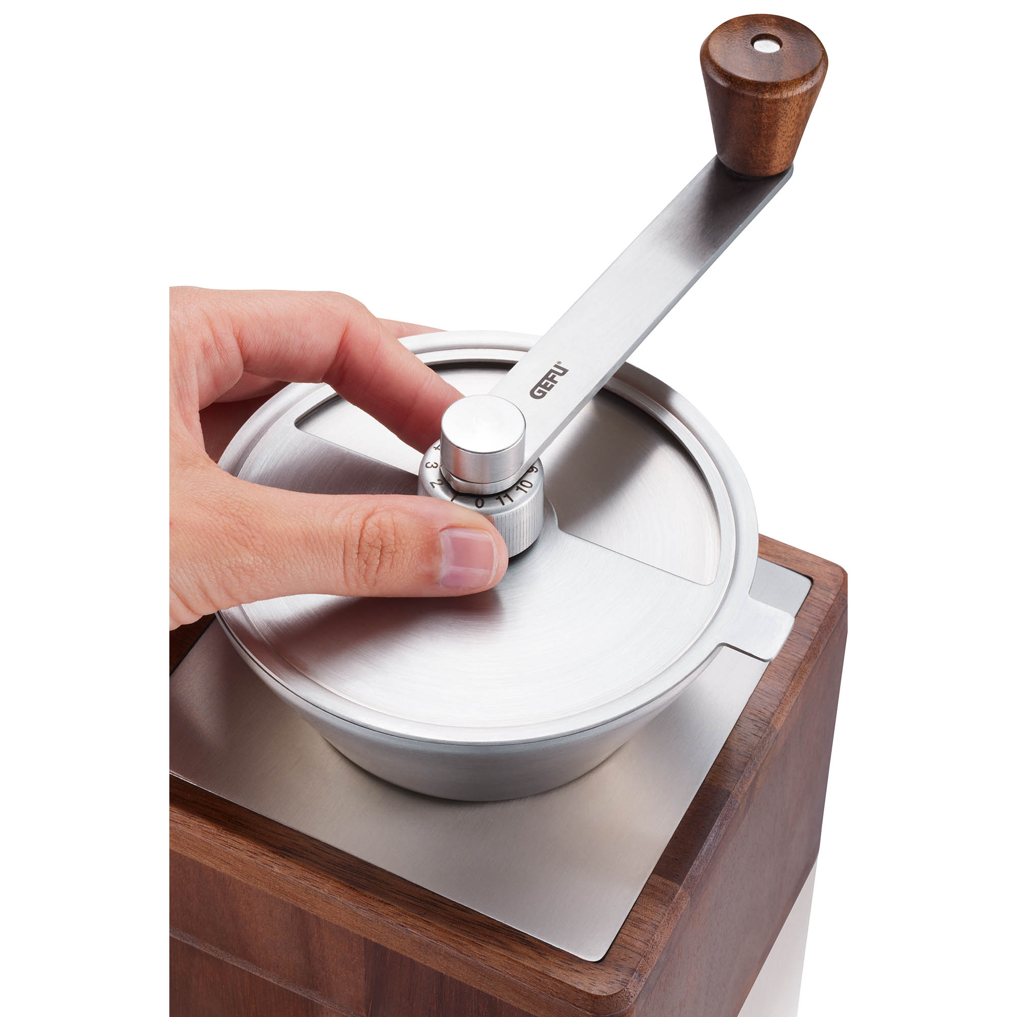 GEFU Kaffeemühle GIRO mit 11 Mahlstufen auch für Espresso