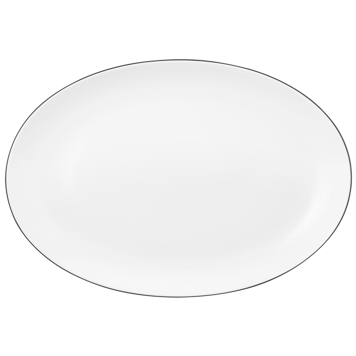 Seltmann Weiden LIDO Black Line 10826 Platte oval 35 cm