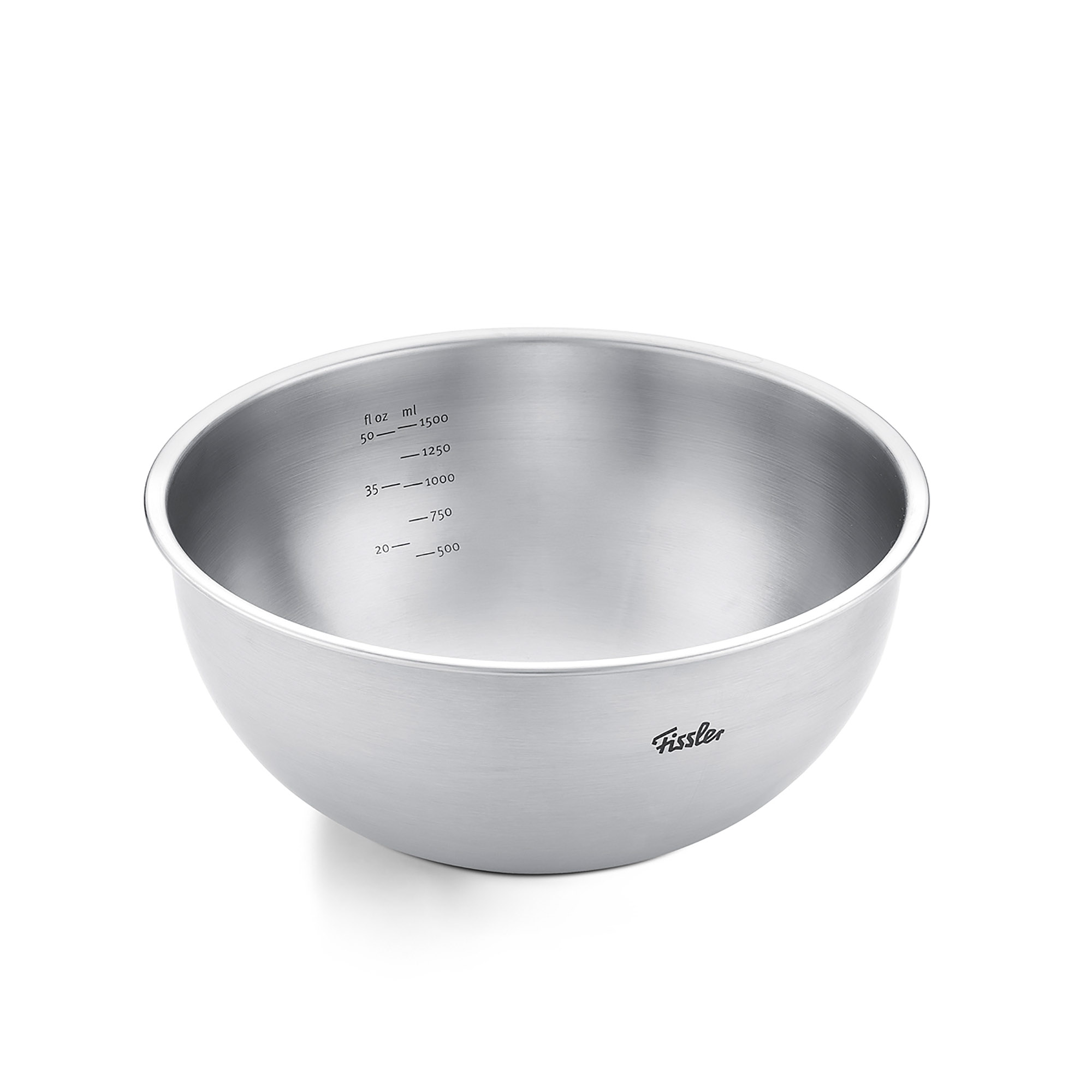 FISSLER Küchenschüssel Rührschüssel 20 cm ESSENTIAL aus Edelstahl mattiert