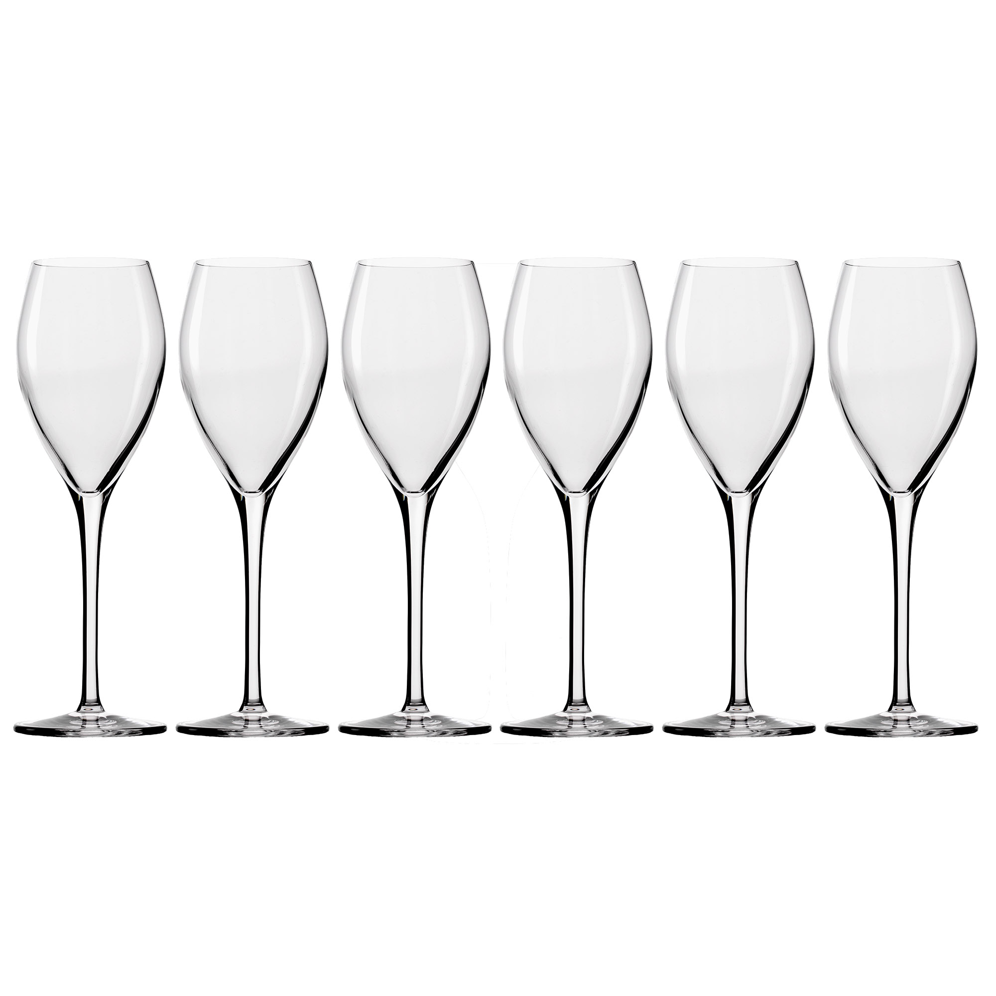STÖLZLE LAUSITZ Champagnerkelch VINEA 210 ml 6 Stück geeicht 0,1 l Füllstrich