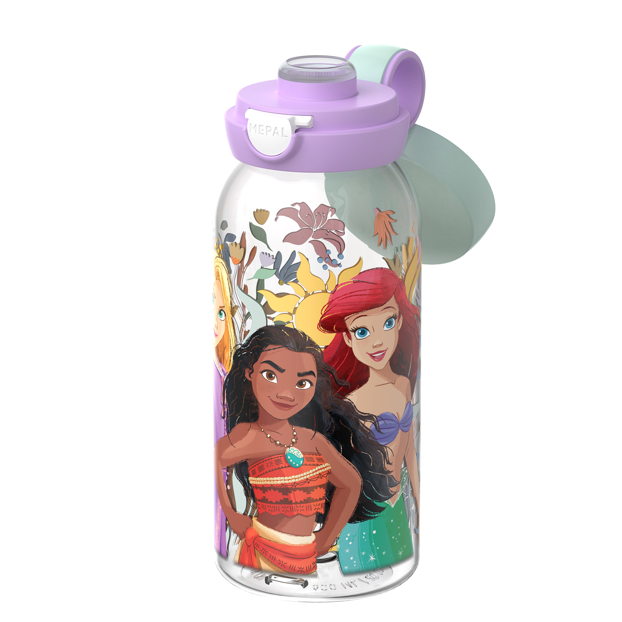 MEPAL Trinkflasche mit Klappdeckel CAMPUS 0,6 Liter Motiv PRINCESS POWER