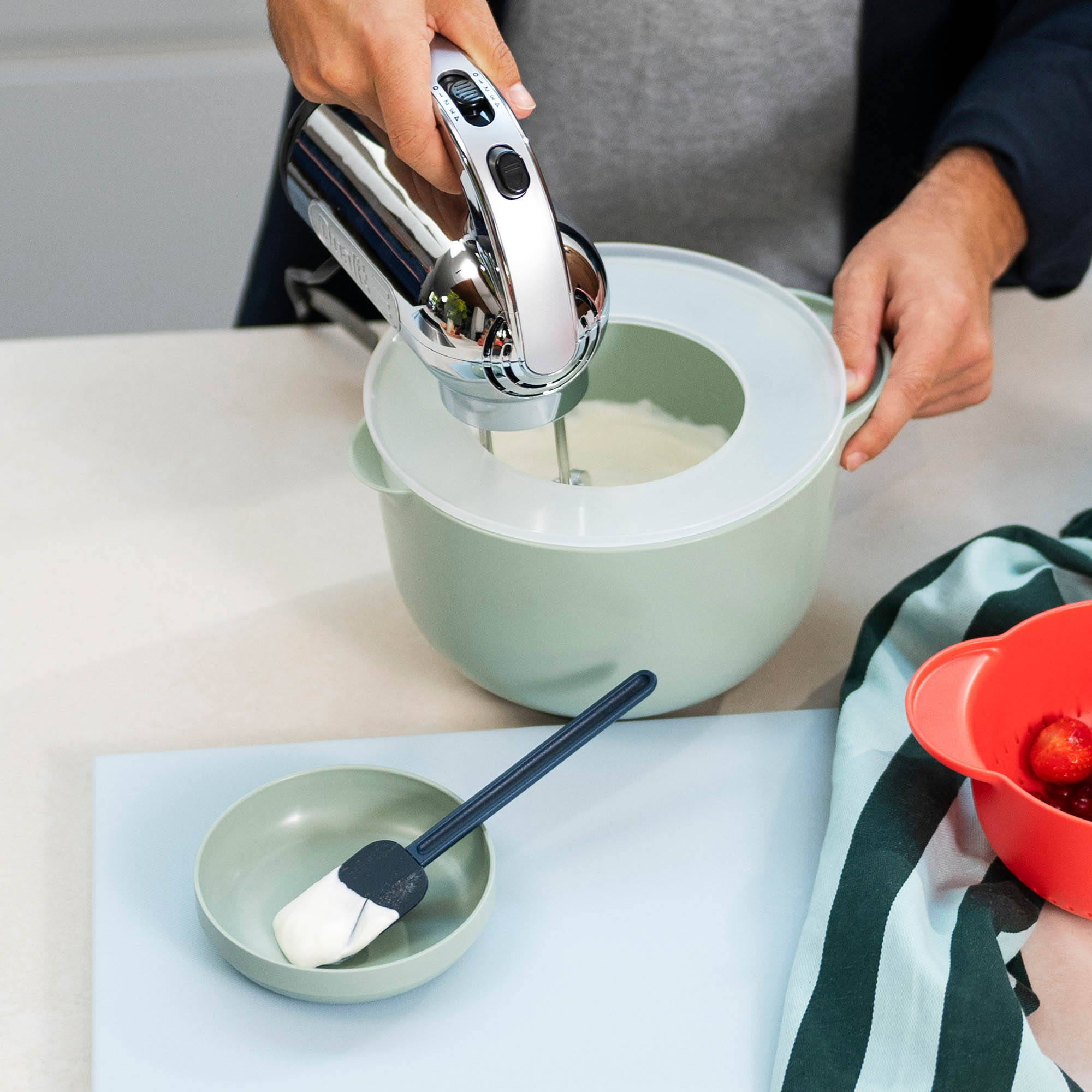 MEPAL CHEF IT large dough scraper, 26.7 cm, Nordic Sage (sage green)