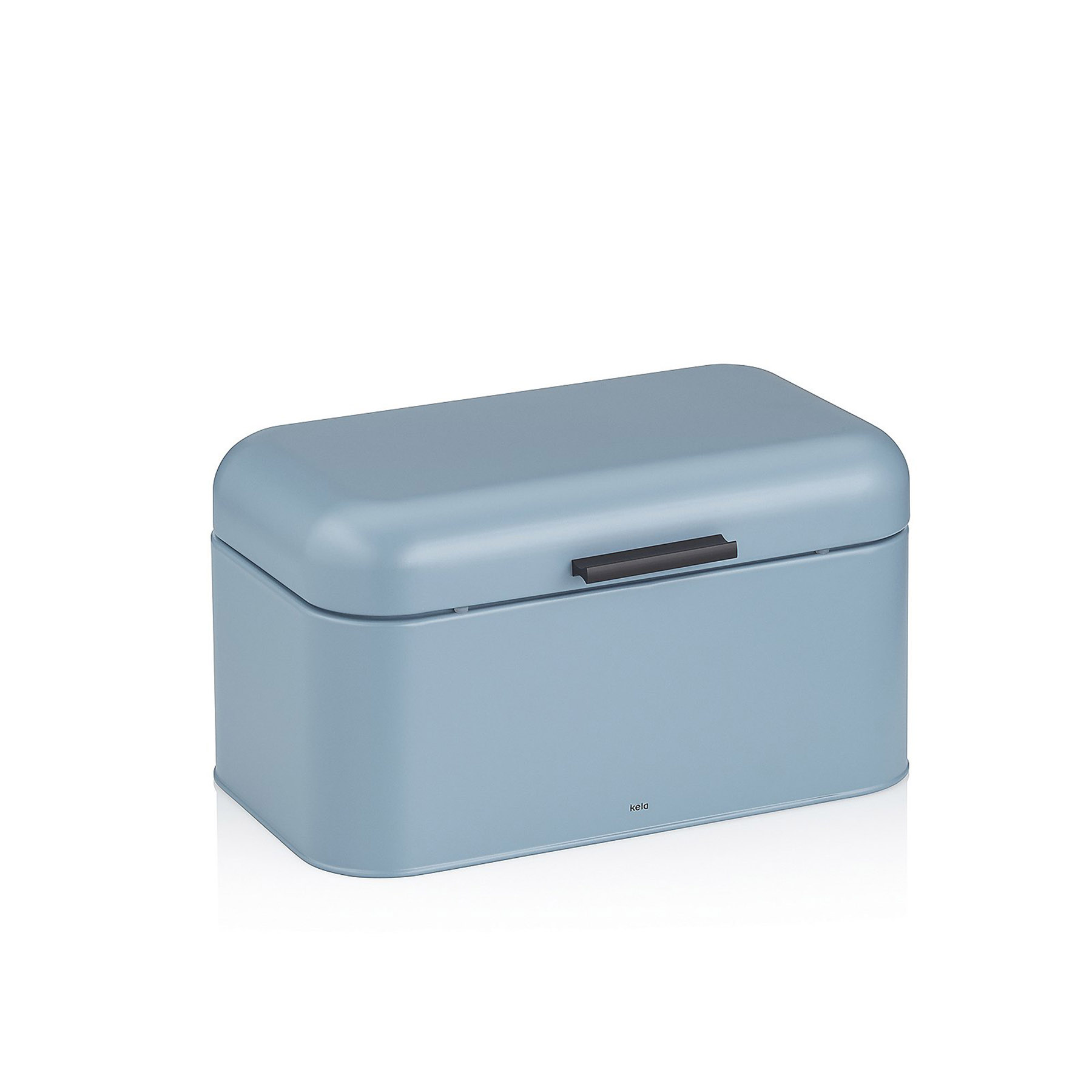 KELA Brotkasten FRISCA aus Metall 30 x 18 x 16,5 cm rauchblau