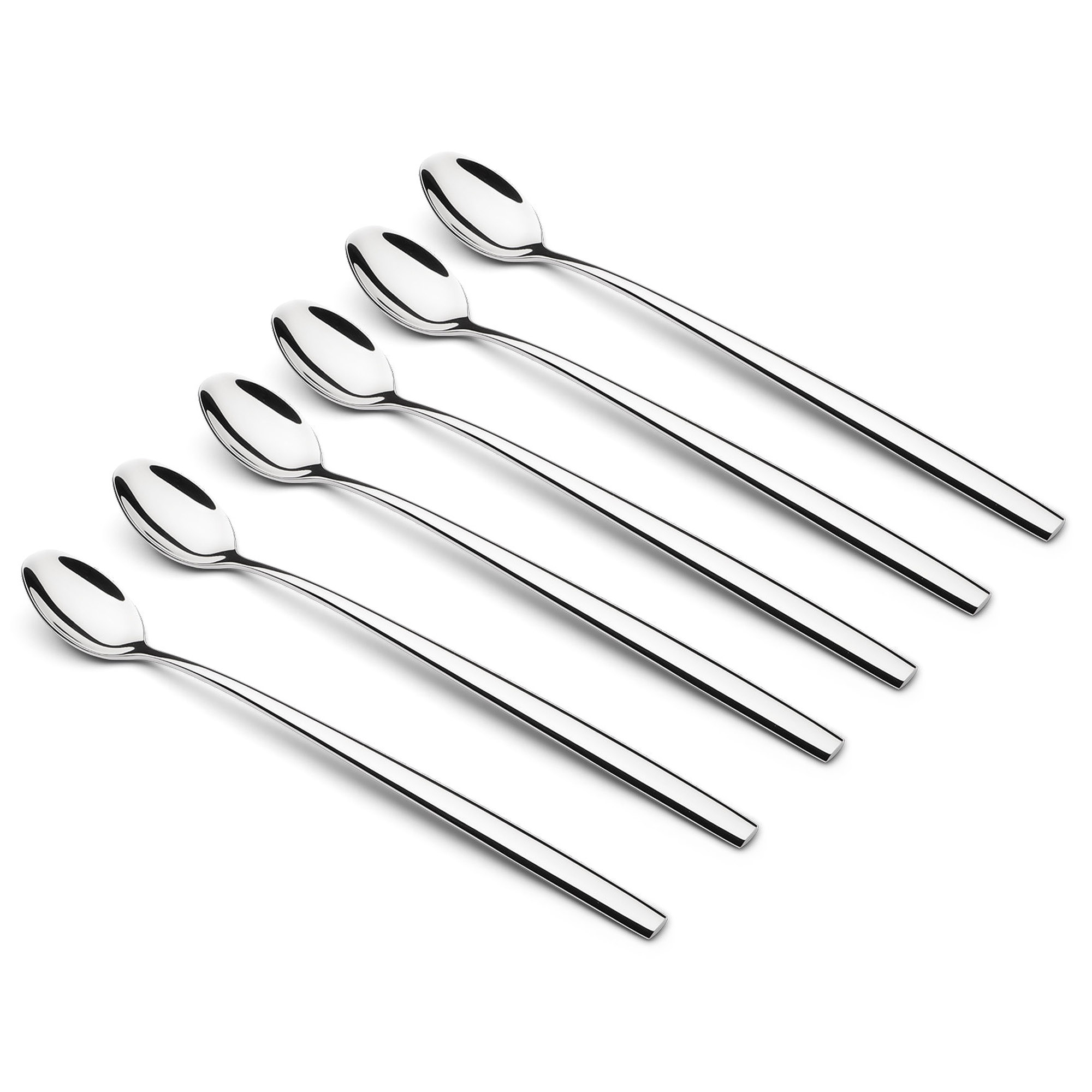 WEIS Besteck PURO Set mit 6 Longdrinklöffeln Edelstahl poliert