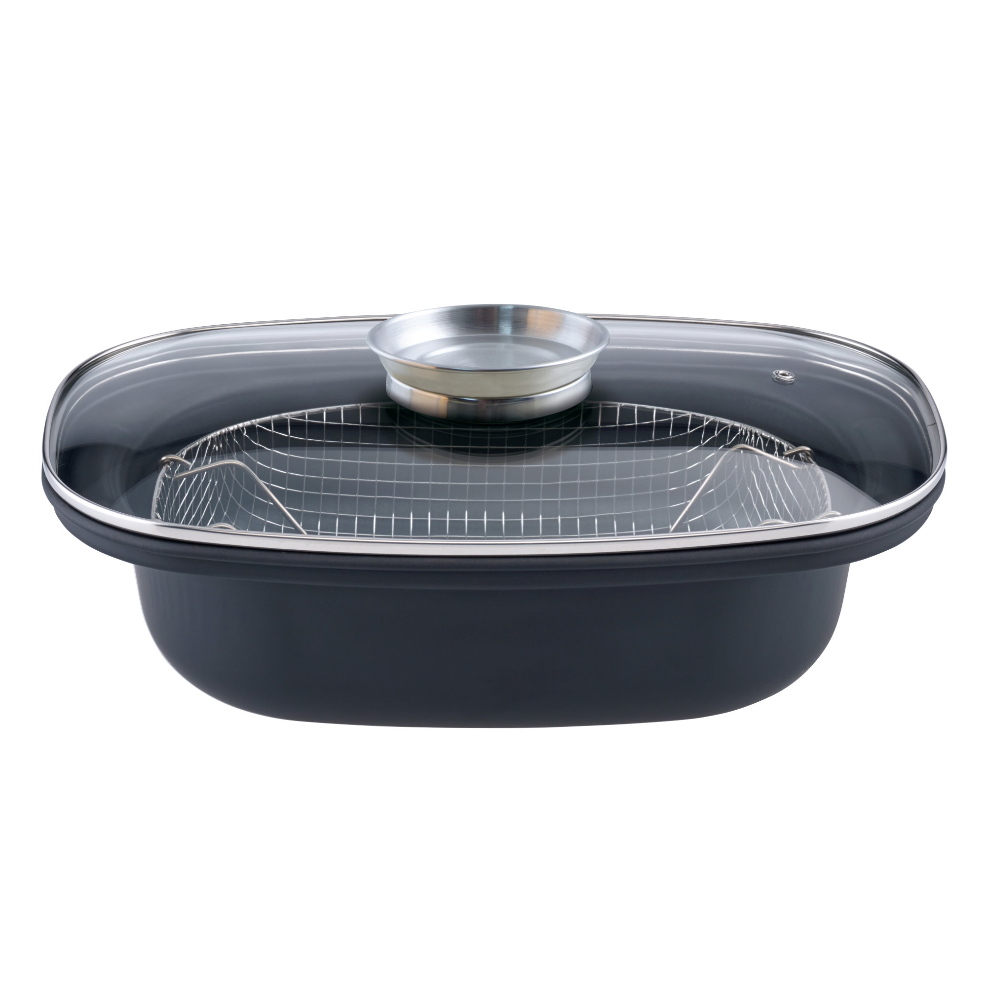 GSW Aromabräter mit Drahteinsatz 39 x 25 cm - 4 Liter