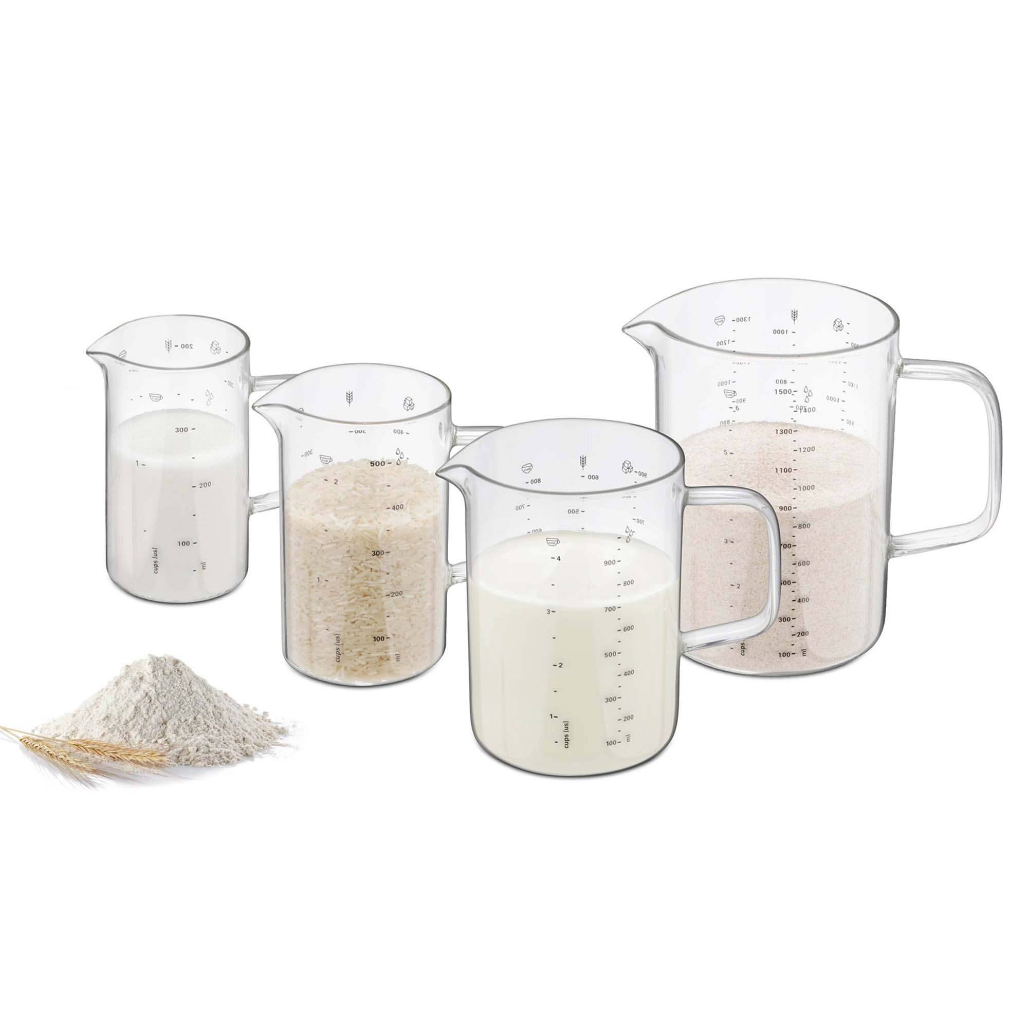 WEIS borosilicate glass measuring jug 0.5 litres