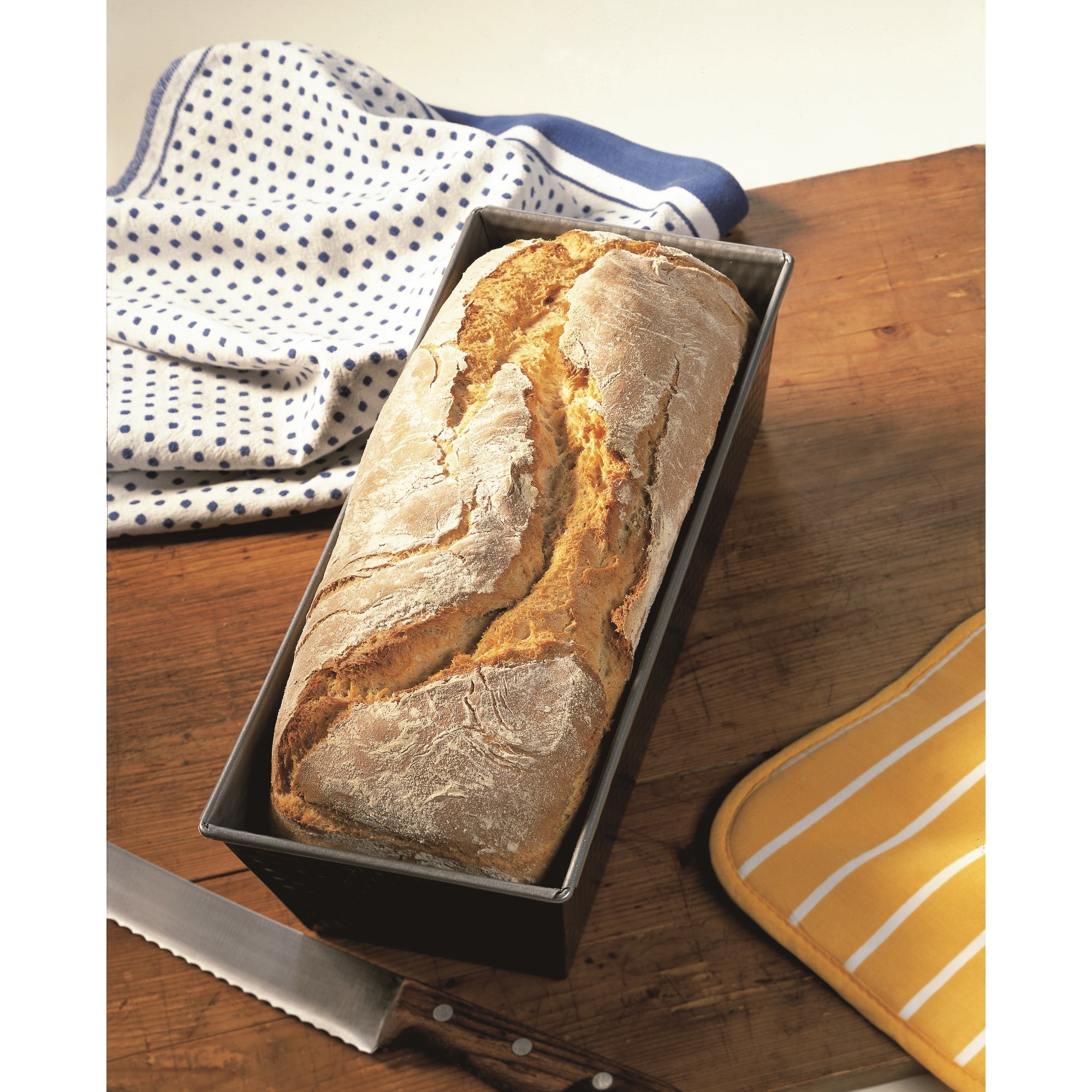 Negro Kaiser Brot Back Form Molde para Pan Antiadherente recubierta 30 cm 